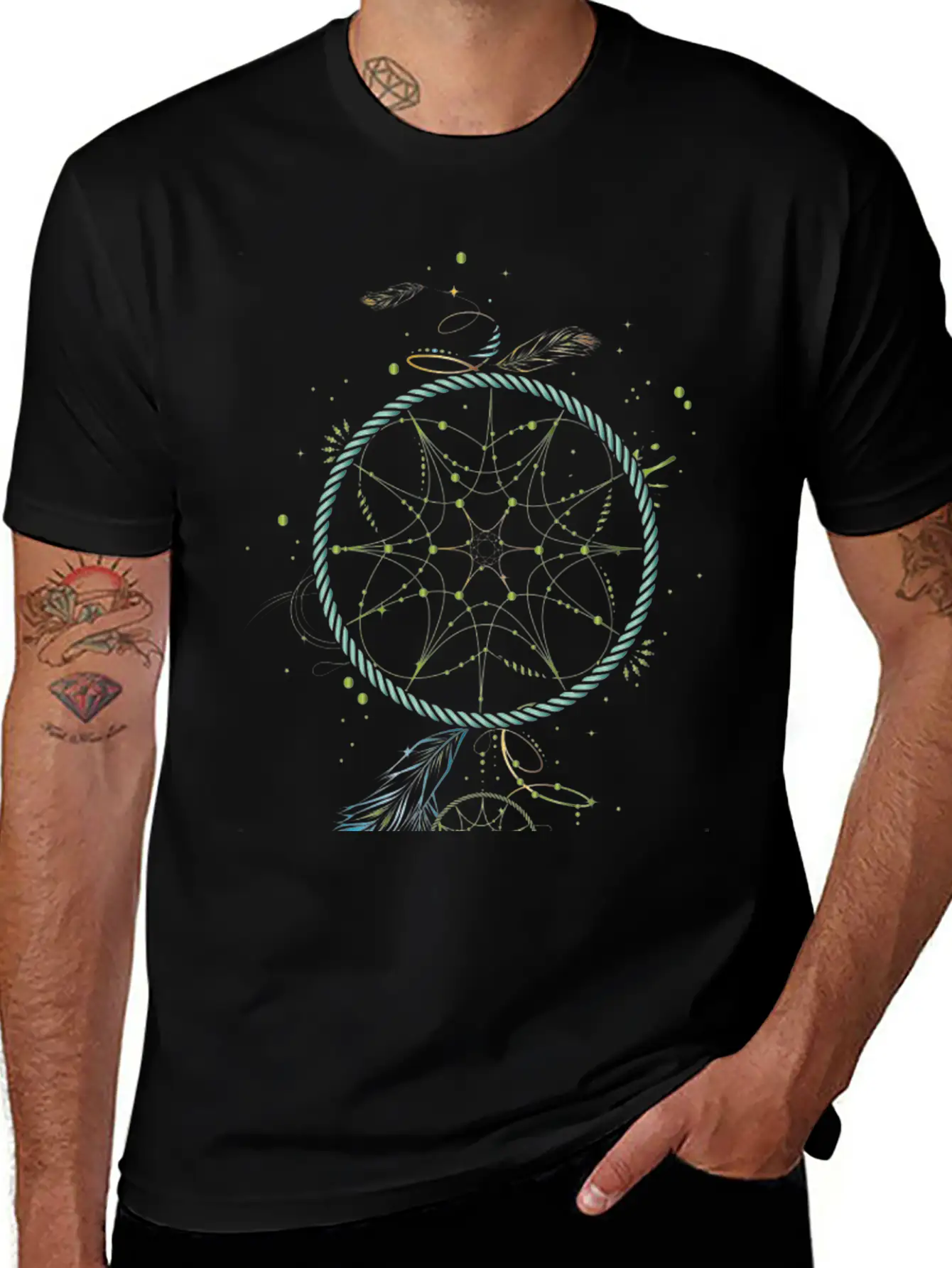 Dreamcatcher Basic Graphic T-Shirt – Daily Comfort In Soft Cotton