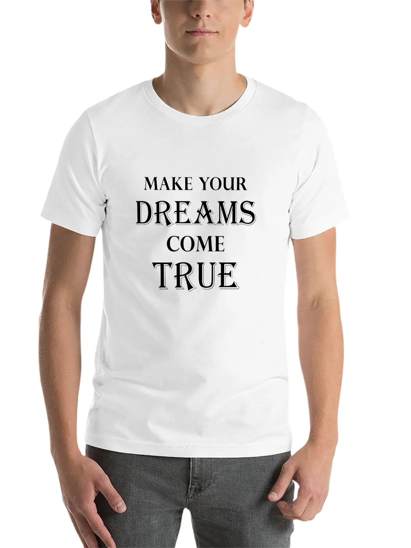 Dreamer Stylish Everyday T-Shirt – Unisex Basic Cotton Tee