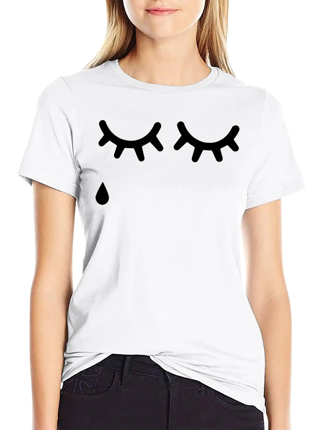 Drop Of Sadness Stylish Everyday T-Shirt – Unisex Basic Cotton Tee