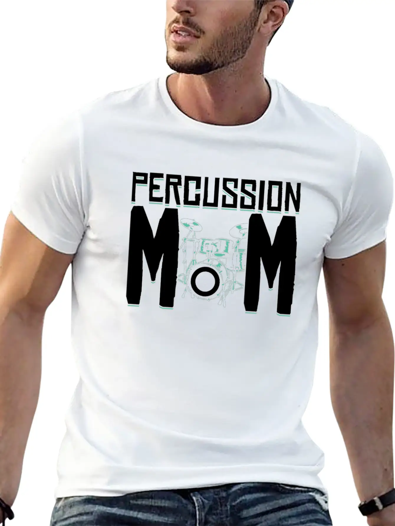 Drummer T Shirts Lightweight Cotton T-Shirt – Daily Comfort Graphic Shirt