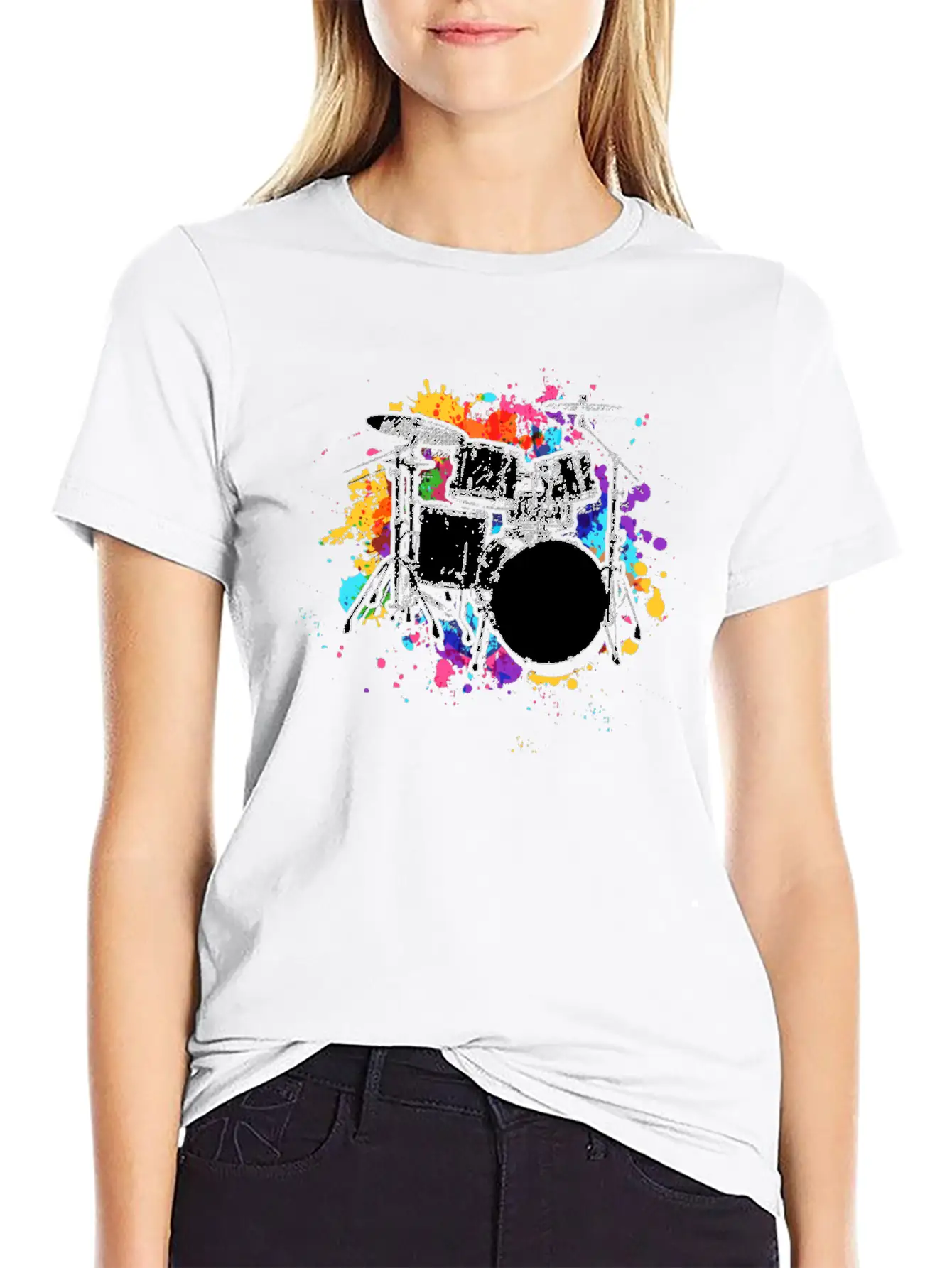 Drums Relaxed Everyday Tee – Lightweight And Durable Cotton