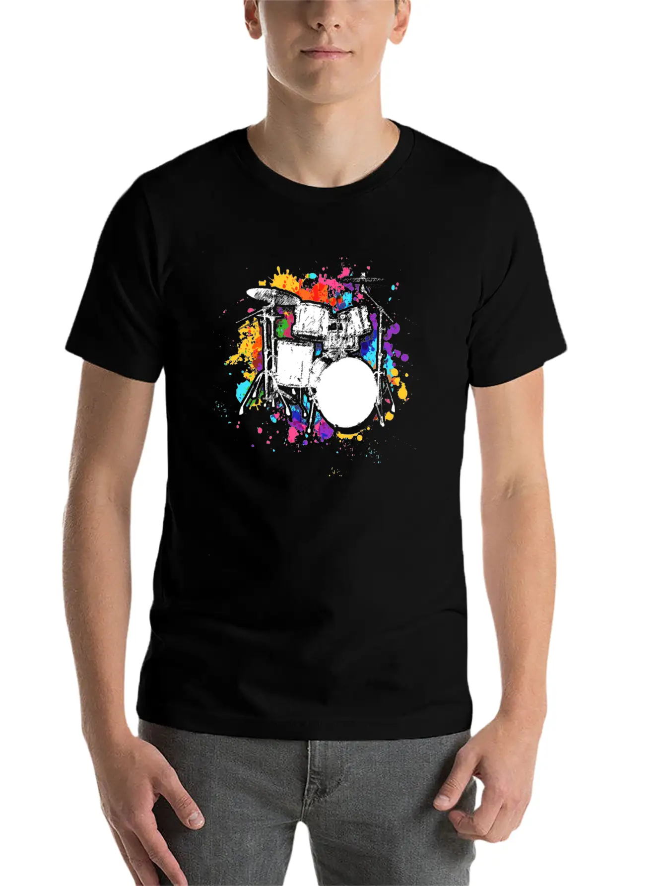Drums Relaxed Everyday Tee – Lightweight And Durable Cotton