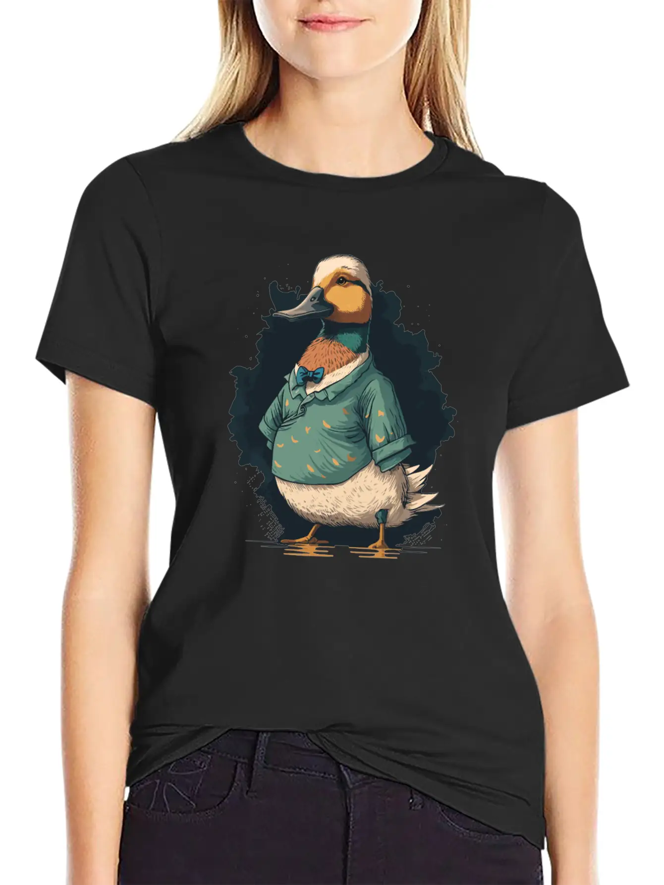 Duck In Shirt Stylish Everyday T-Shirt – Unisex Basic Cotton Tee