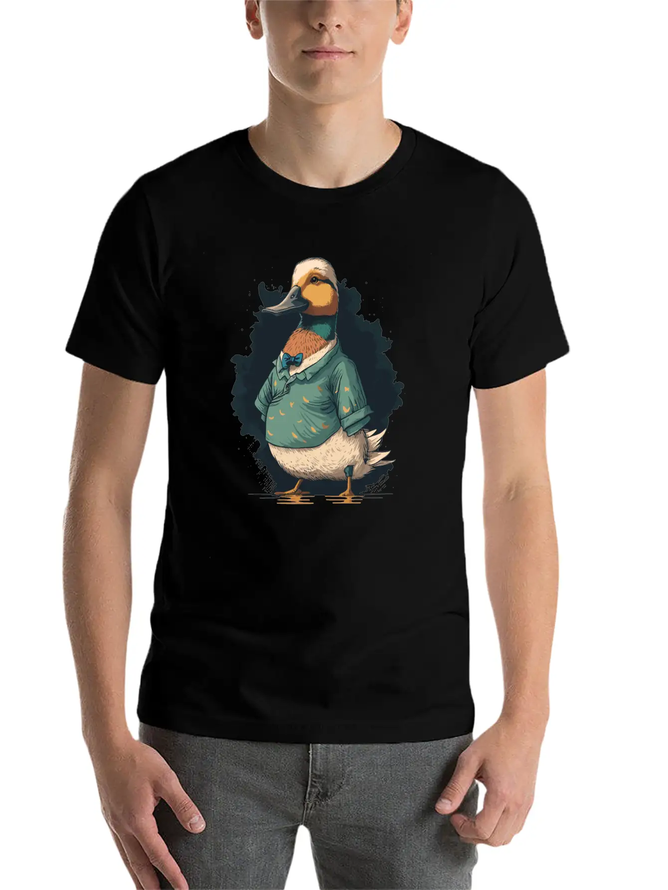 Duck In Shirt Stylish Everyday T-Shirt – Unisex Basic Cotton Tee