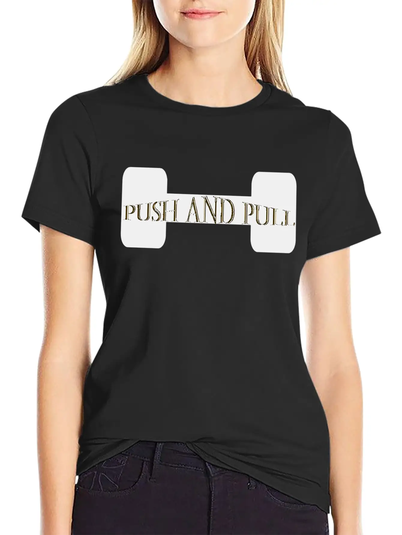 DUMBBELL Stylish Everyday T-Shirt – Unisex Basic Cotton Tee