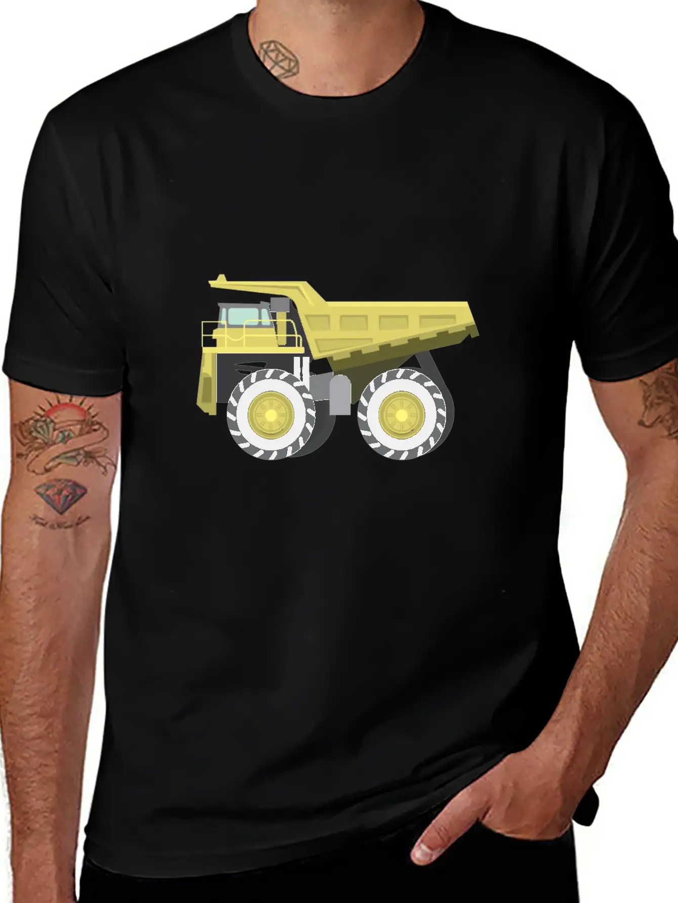 Dump Truck Stylish Everyday T-Shirt – Unisex Basic Cotton Tee