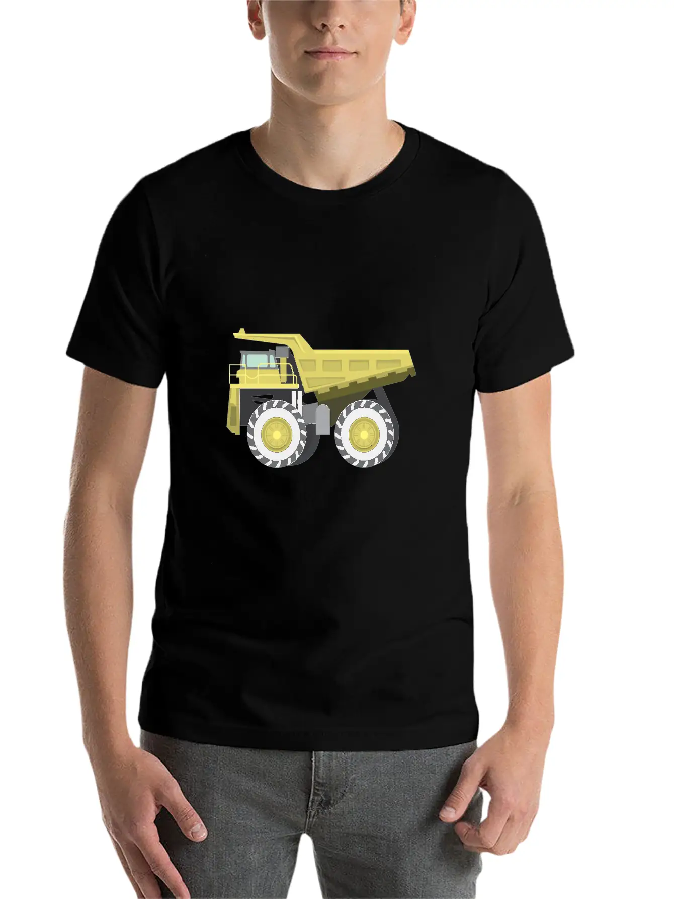 Dump Truck Stylish Everyday T-Shirt – Unisex Basic Cotton Tee