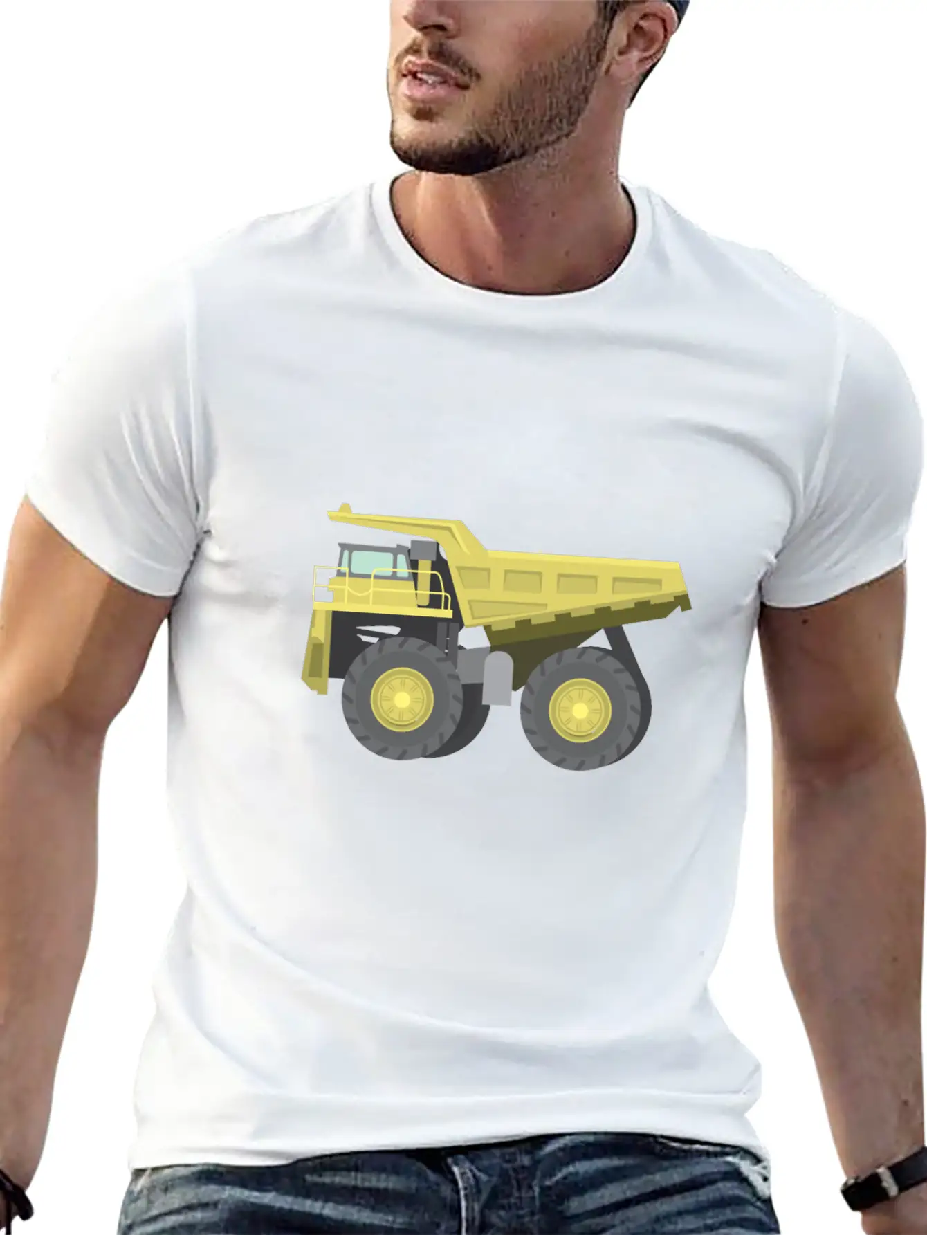 Dump Truck Stylish Everyday T-Shirt – Unisex Basic Cotton Tee