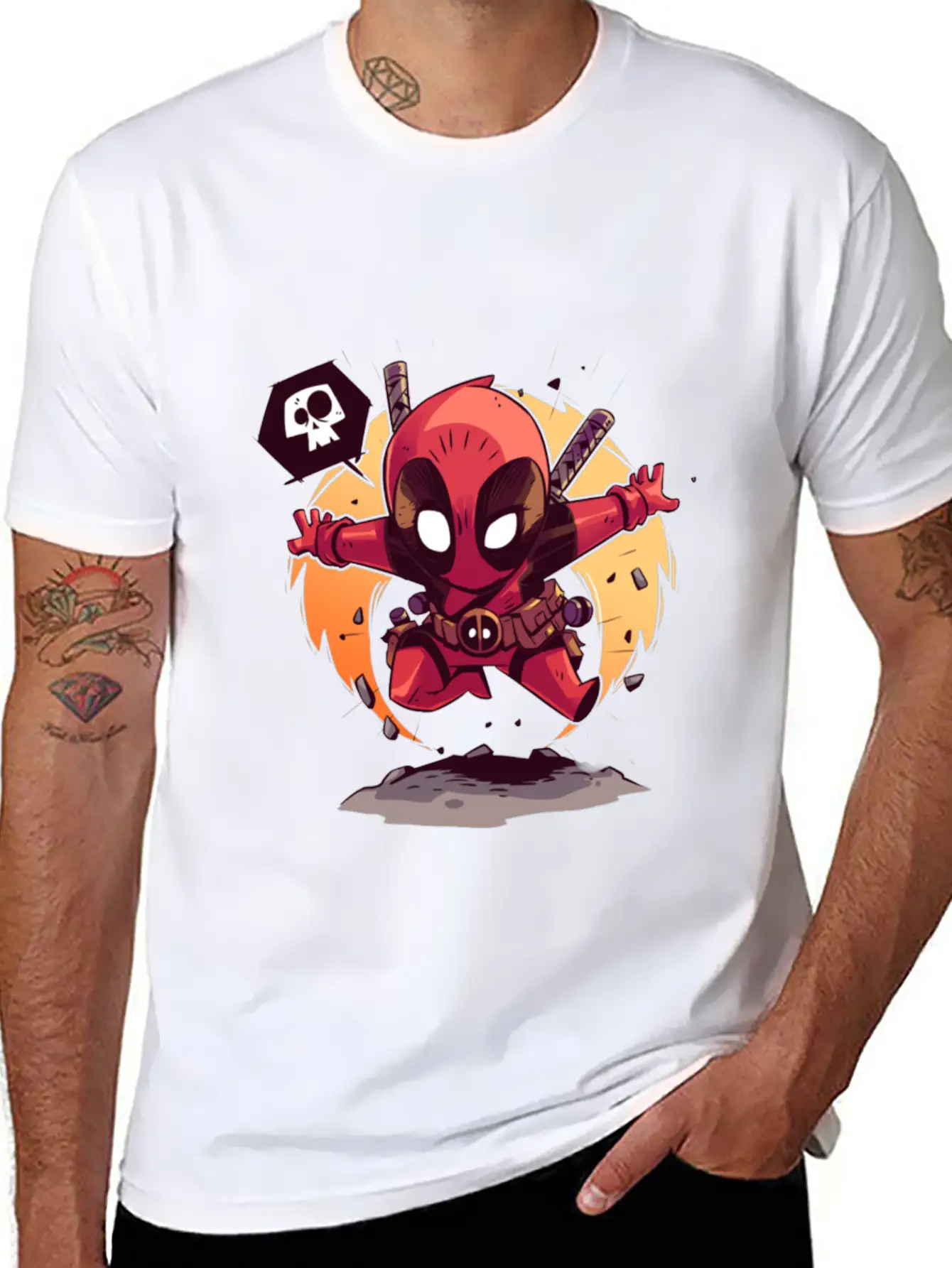 Dwadpool Essential Cotton Tee For Daily Outfits – Unisex Style