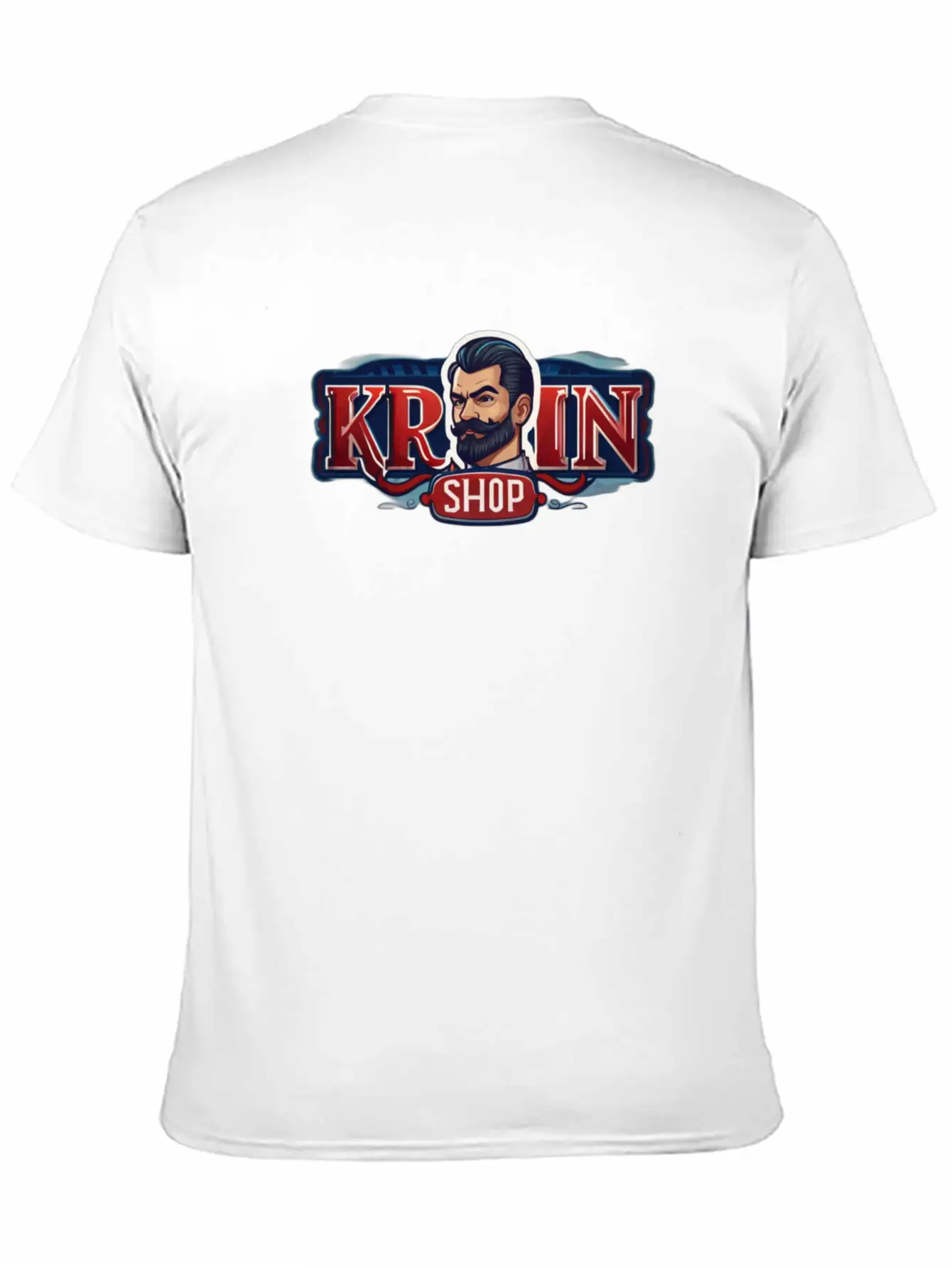 Dynamic Logo Design For Krispin Classic Cotton Tee – Unisex Comfort For Any Season