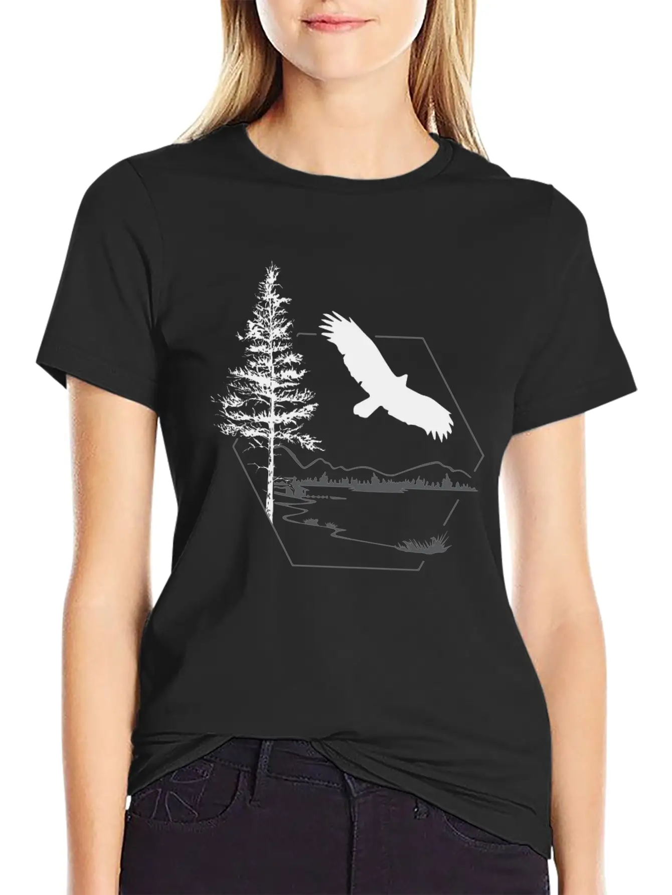 Eagle In The Wild Stylish Everyday T-Shirt – Unisex Basic Cotton Tee