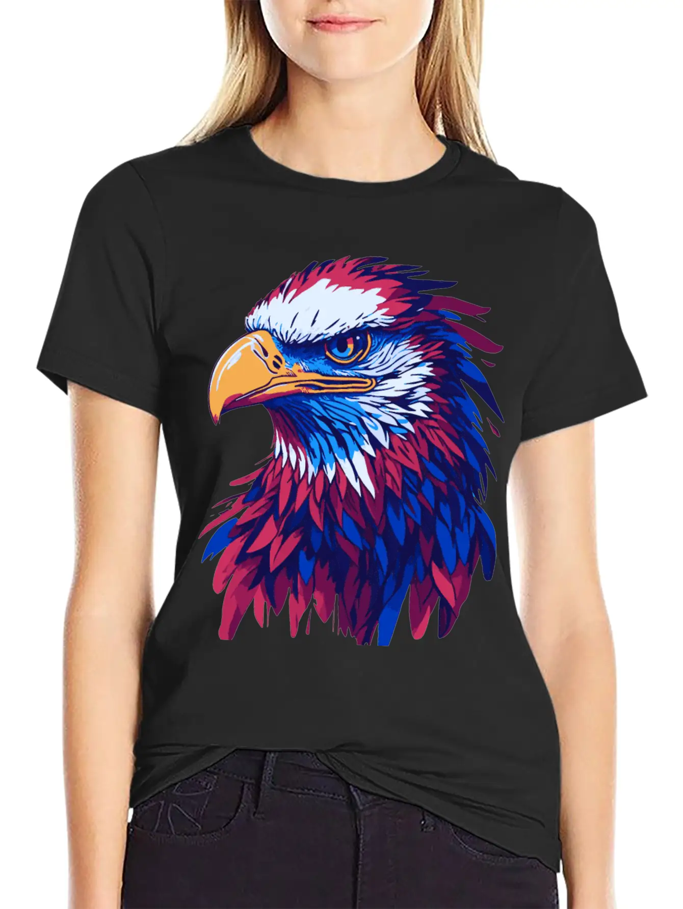 Eagle Vector 3 Basic Graphic T-Shirt – Daily Comfort In Soft Cotton