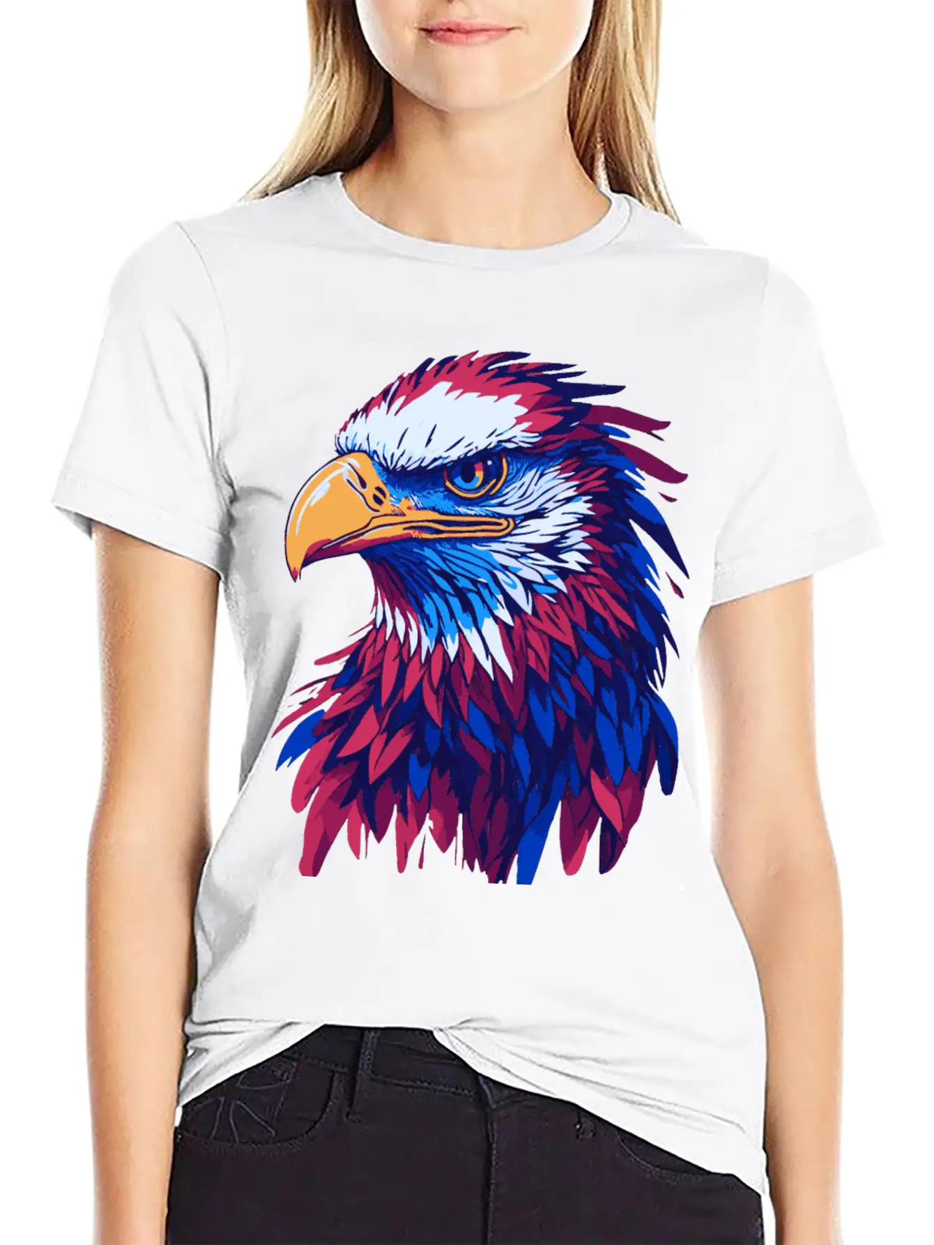 Eagle Vector 3 Basic Graphic T-Shirt – Daily Comfort In Soft Cotton