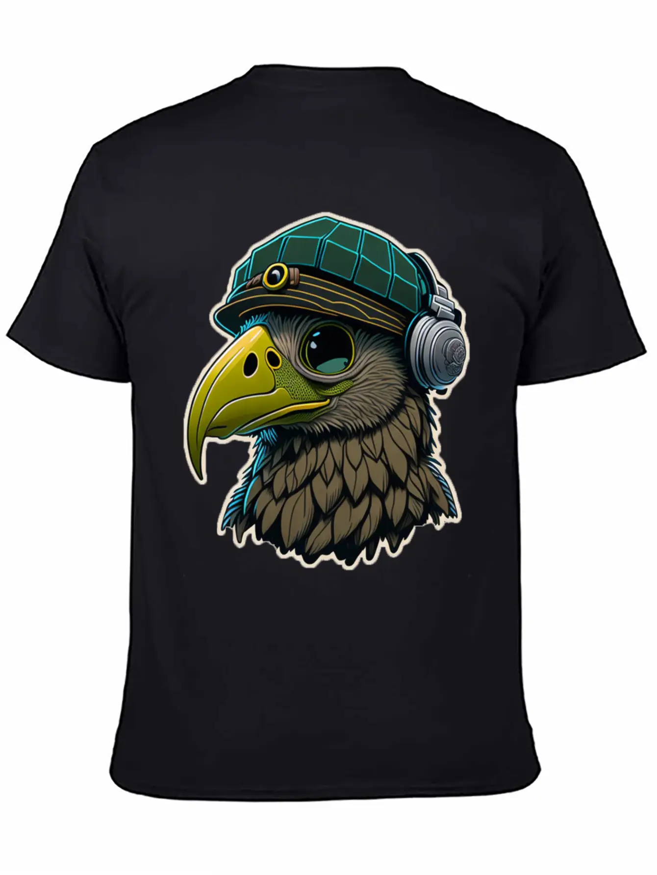 Eagle Vector Design Essential Cotton Tee For Daily Outfits – Unisex Style