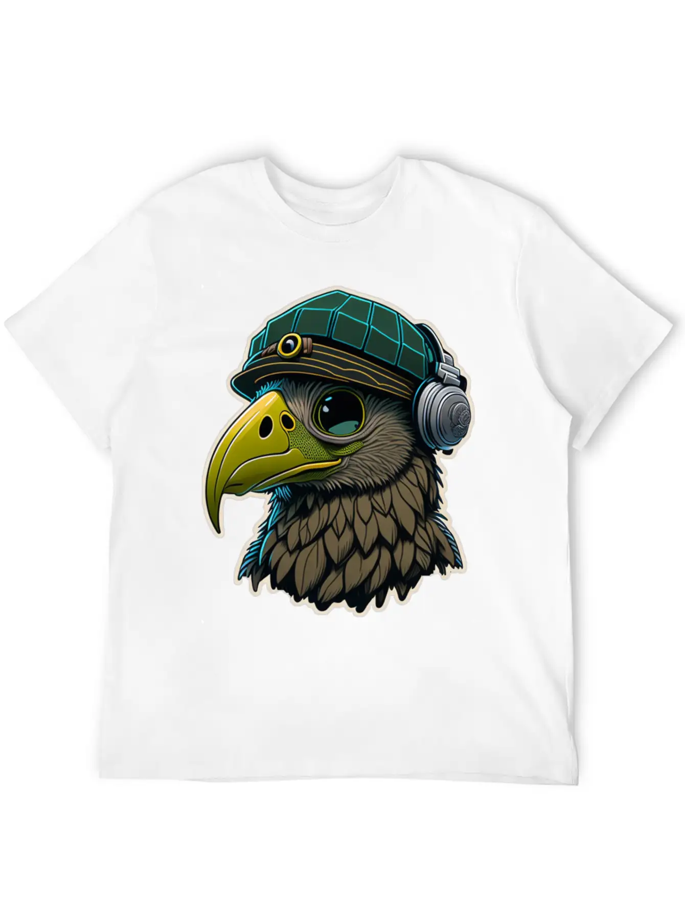 Eagle Vector Design Essential Cotton Tee For Daily Outfits – Unisex Style