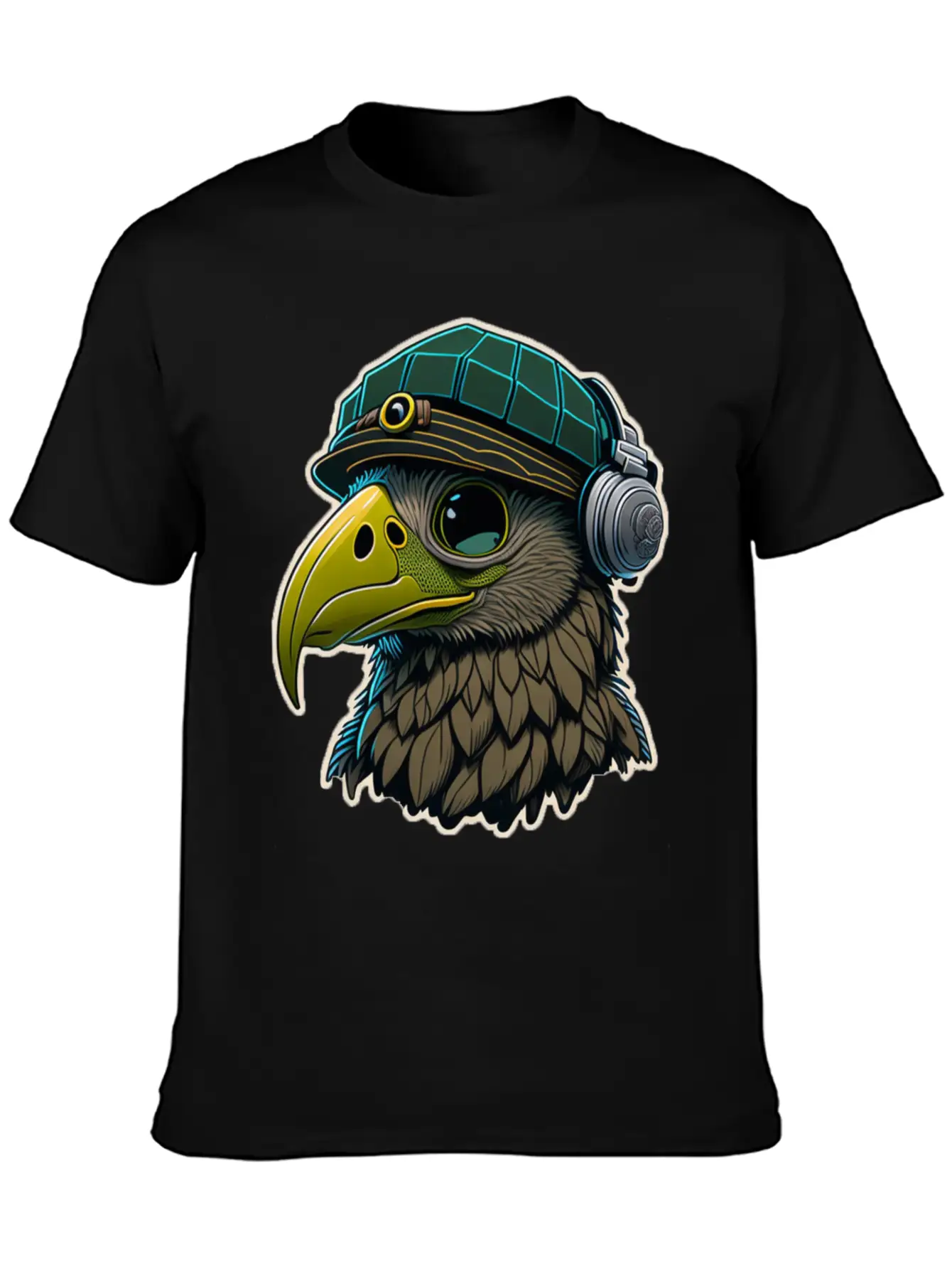 Eagle Vector Design Essential Cotton Tee For Daily Outfits – Unisex Style