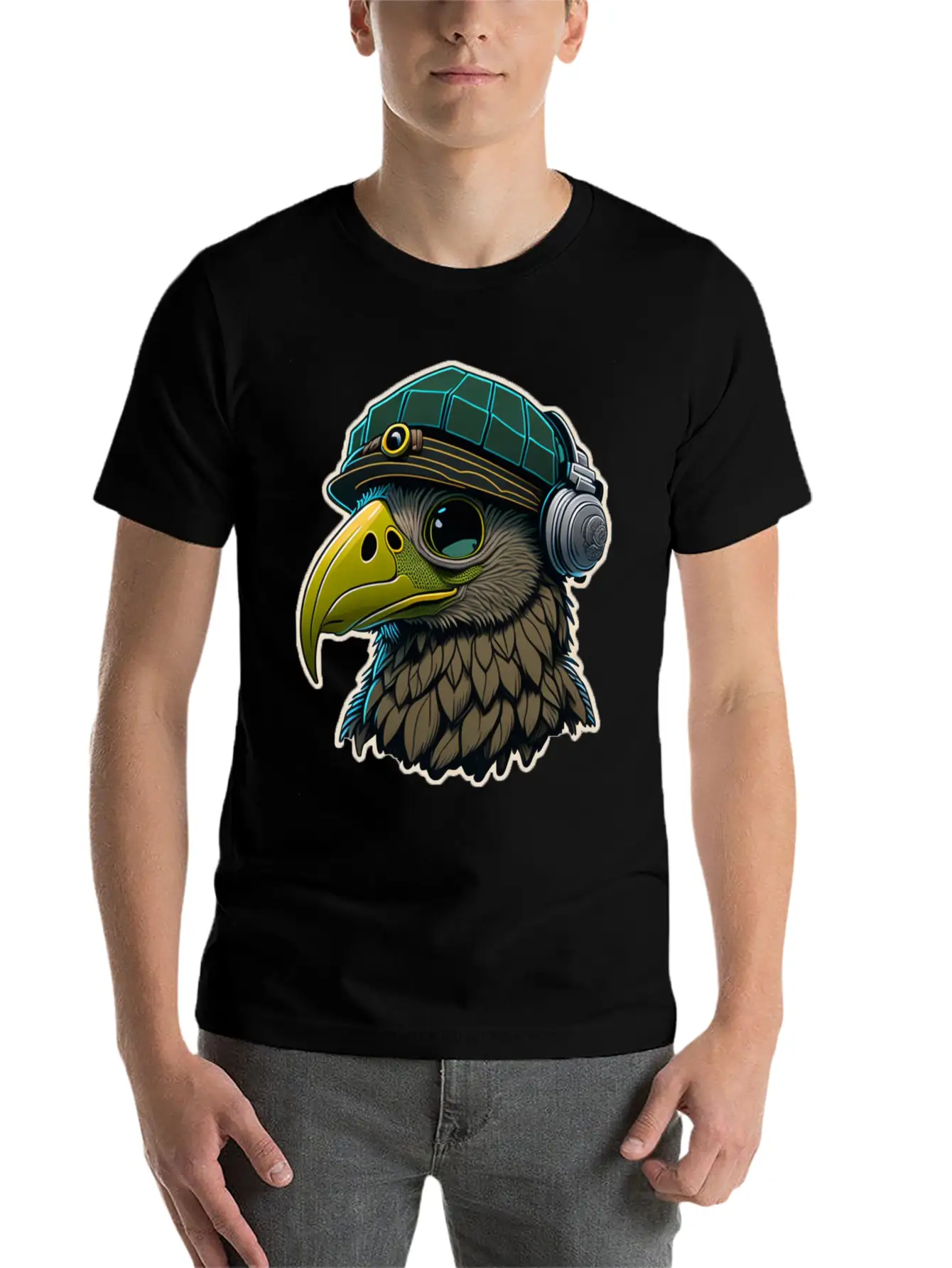 Eagle Vector Design Essential Cotton Tee For Daily Outfits – Unisex Style