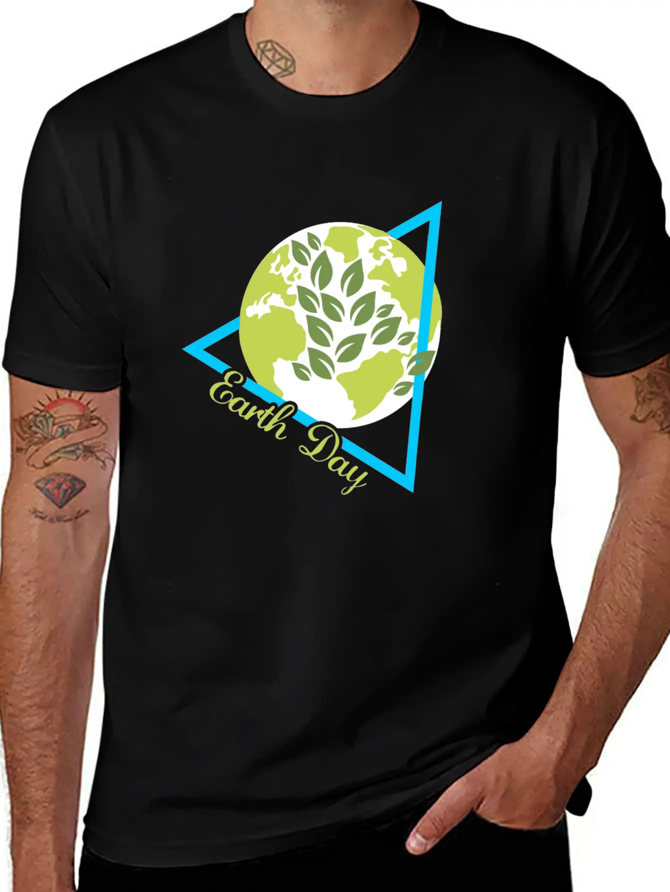 Earth Day Simple Everyday Graphic Tee – Lightweight Summer Wear