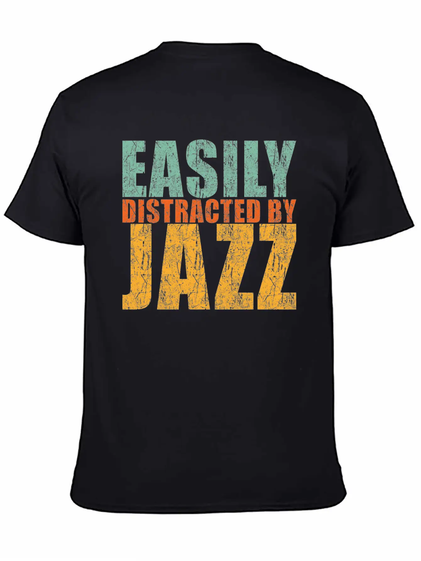 Easily Distracted By Jazz Stylish Everyday T-Shirt – Unisex Basic Cotton Tee