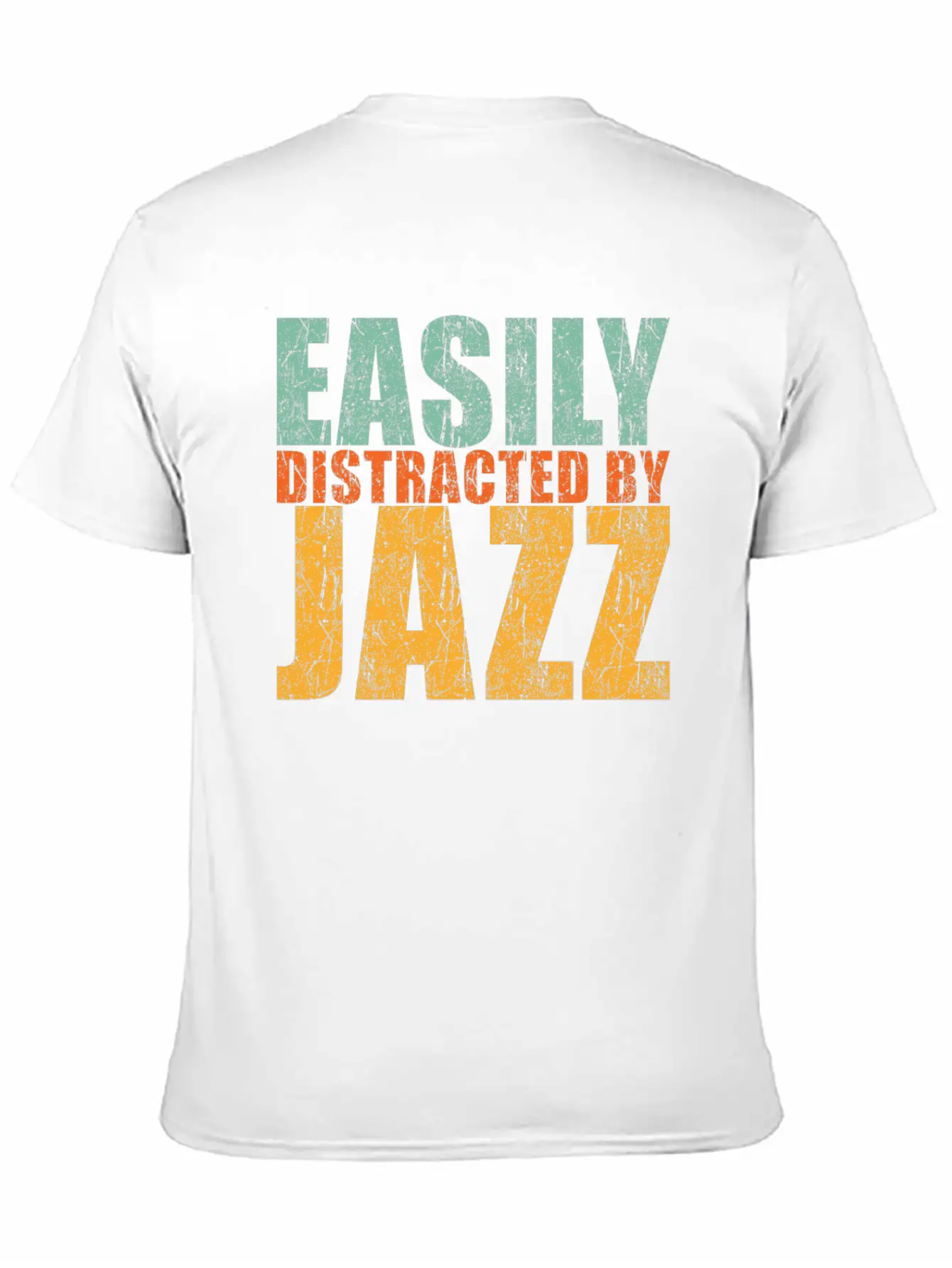 Easily Distracted By Jazz Stylish Everyday T-Shirt – Unisex Basic Cotton Tee