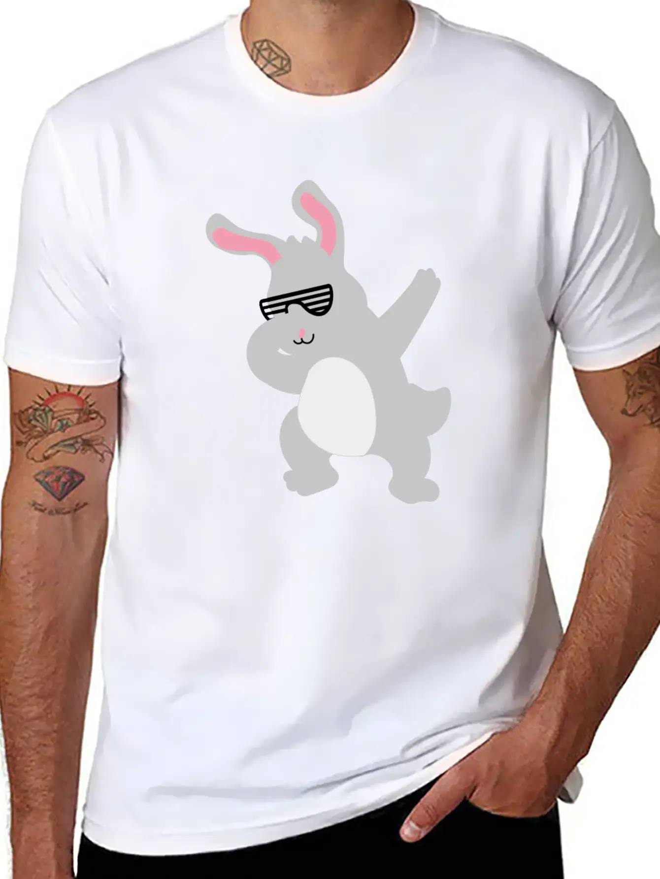 Easter Bunny Gift Spring Saying Unisex Cotton Tee – Relaxed Fit For Any Occasion