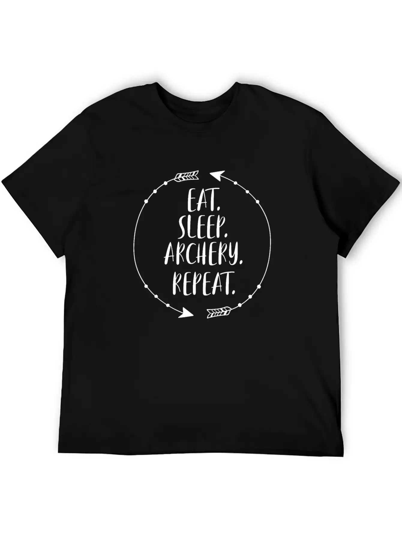 Eat Sleep Archery Repeat Stylish Everyday T-Shirt – Unisex Basic Cotton Tee