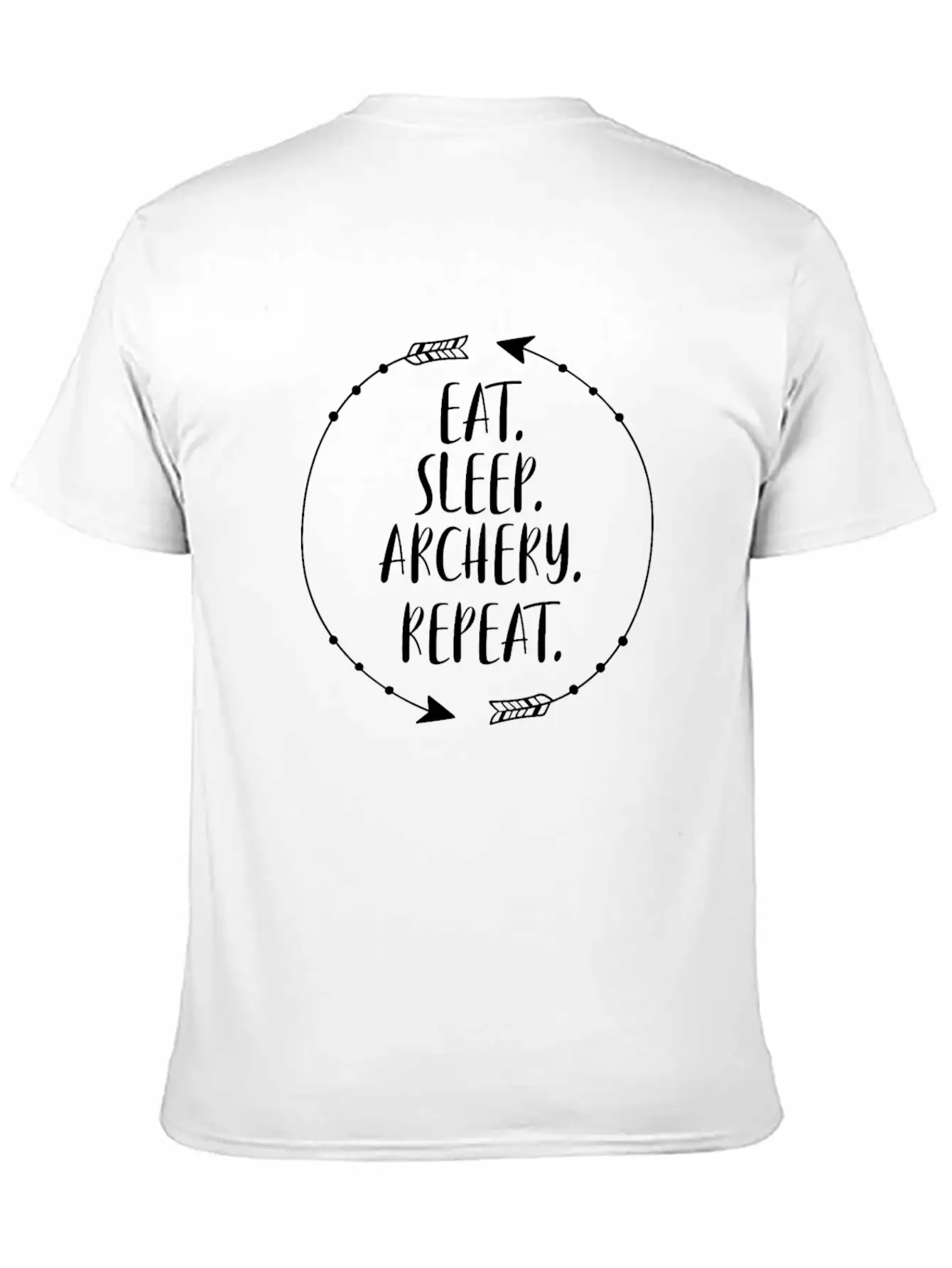 Eat Sleep Archery Repeat Stylish Everyday T-Shirt – Unisex Basic Cotton Tee