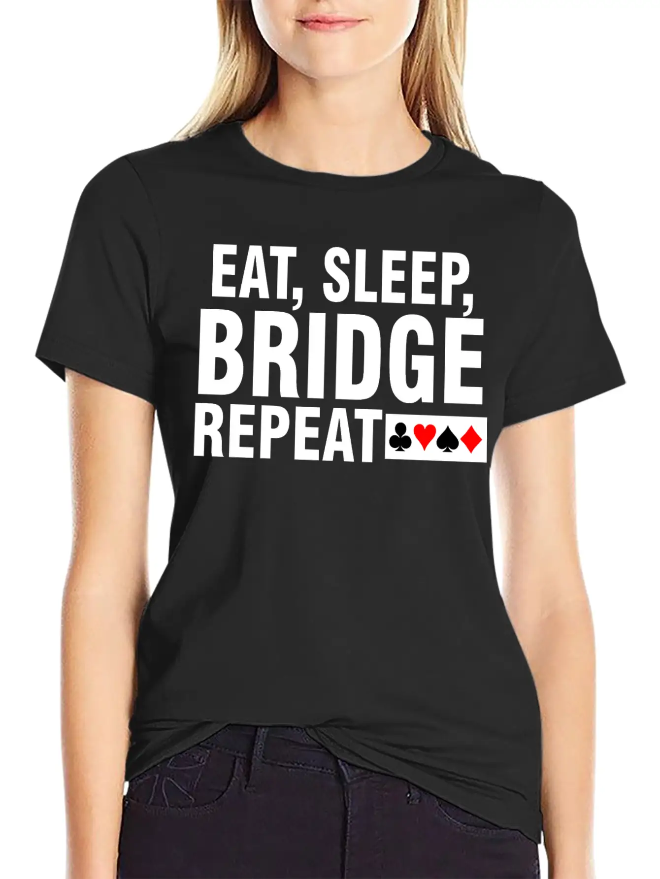 Eat Sleep Bridge Repeat Stylish Everyday T-Shirt – Unisex Basic Cotton Tee