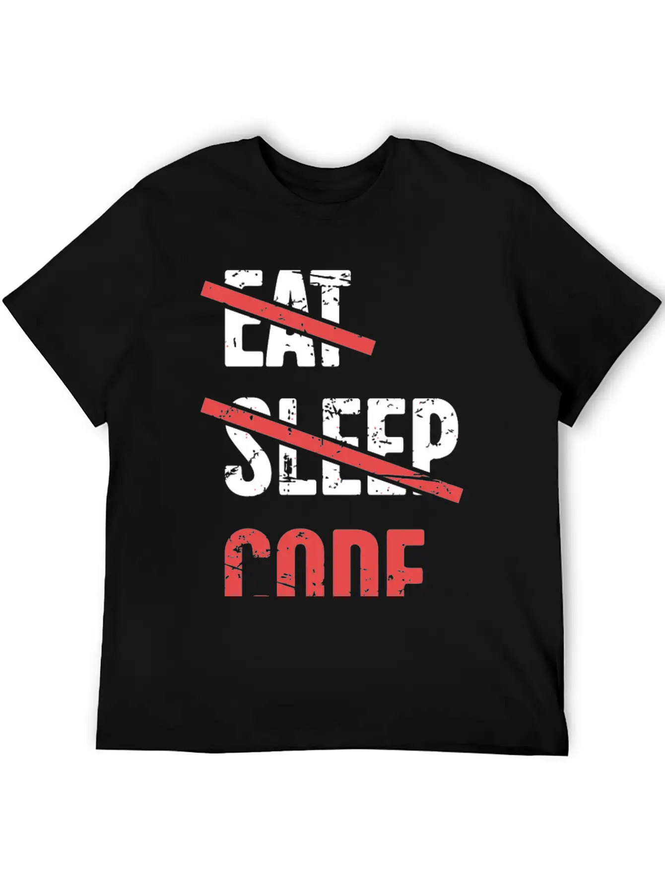 Eat Sleep Code Classic Cotton Tee – Unisex Comfort For Any Season