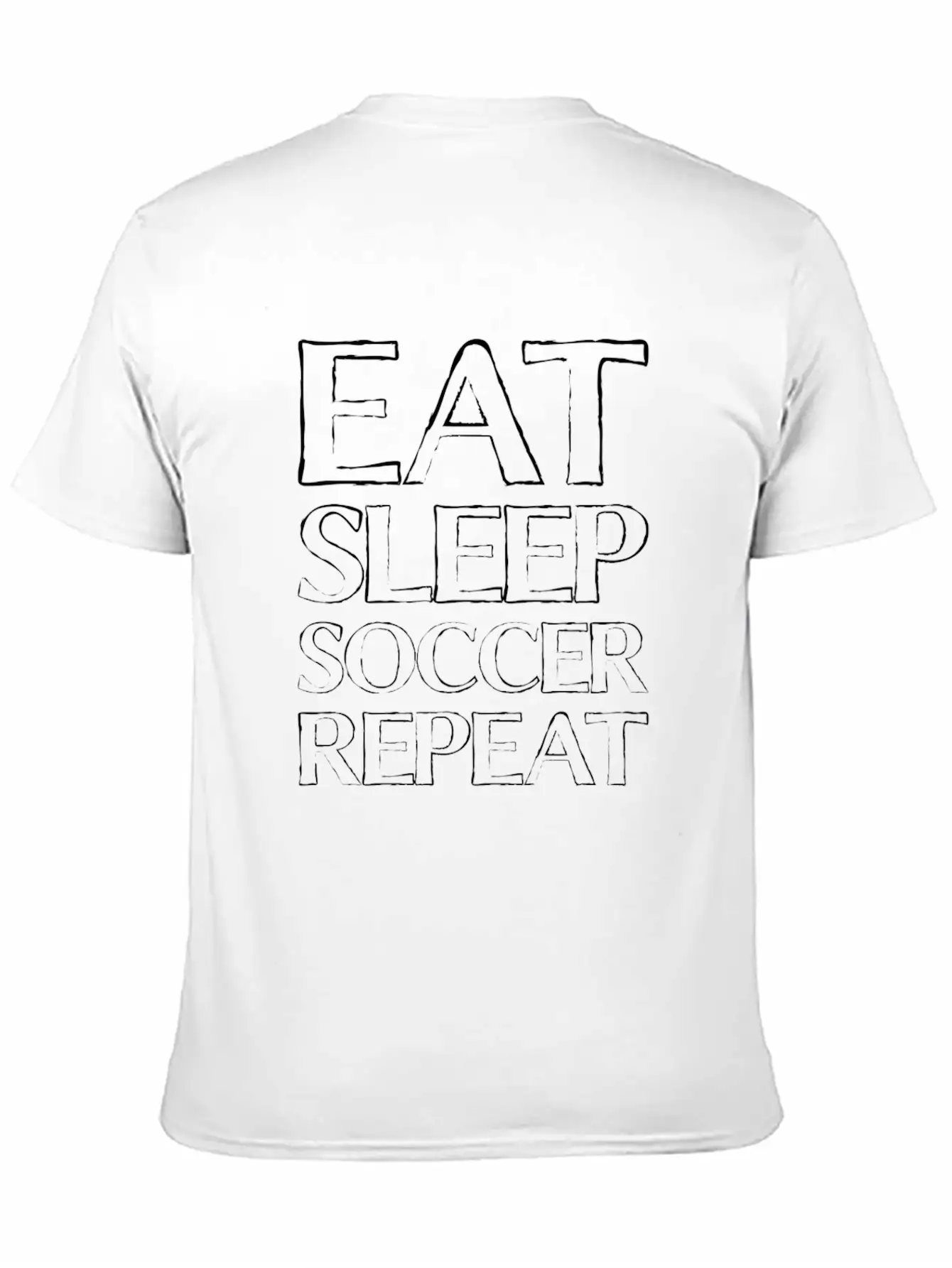 Eat Sleep Soccer Basic Graphic T-Shirt – Daily Comfort In Soft Cotton