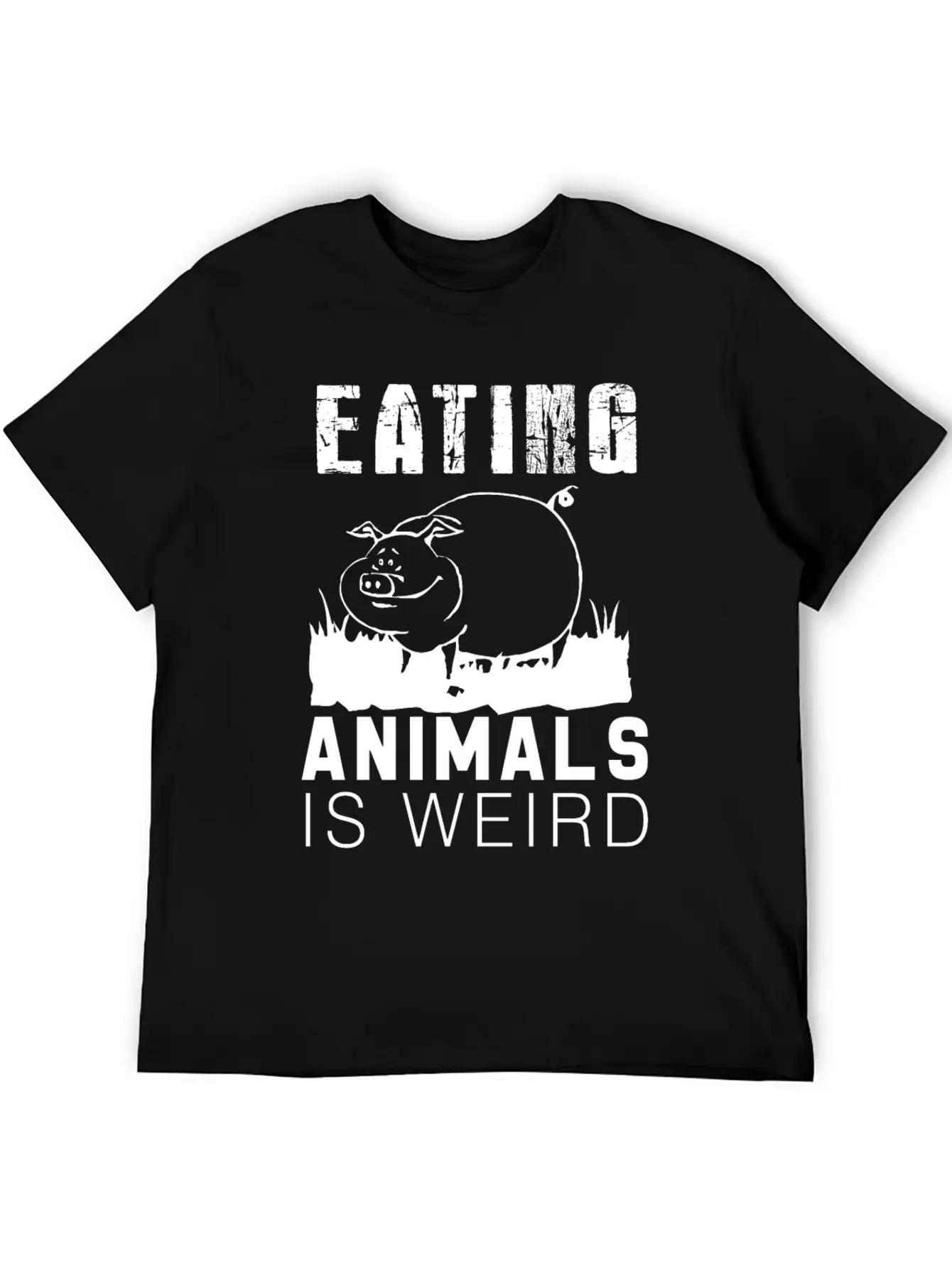 Eating Animals Is Weird Stylish Everyday T-Shirt – Unisex Basic Cotton Tee