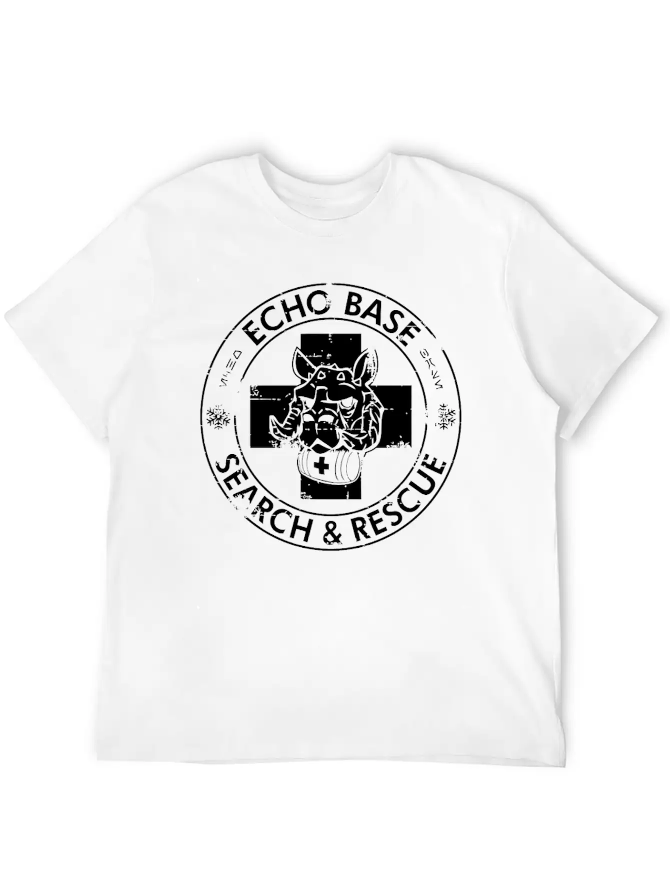 Echo Base Search And Rescue Lightweight Cotton T-Shirt – Daily Comfort Graphic Shirt