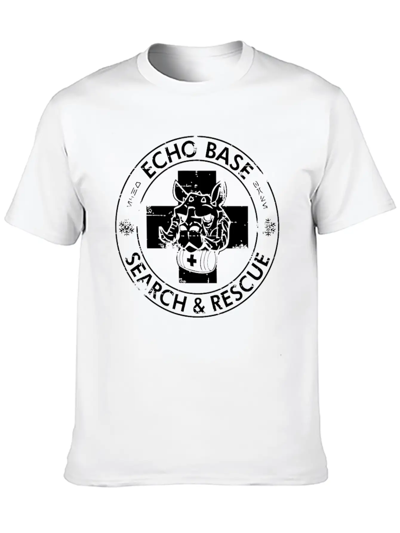 Echo Base Search And Rescue Lightweight Cotton T-Shirt – Daily Comfort Graphic Shirt