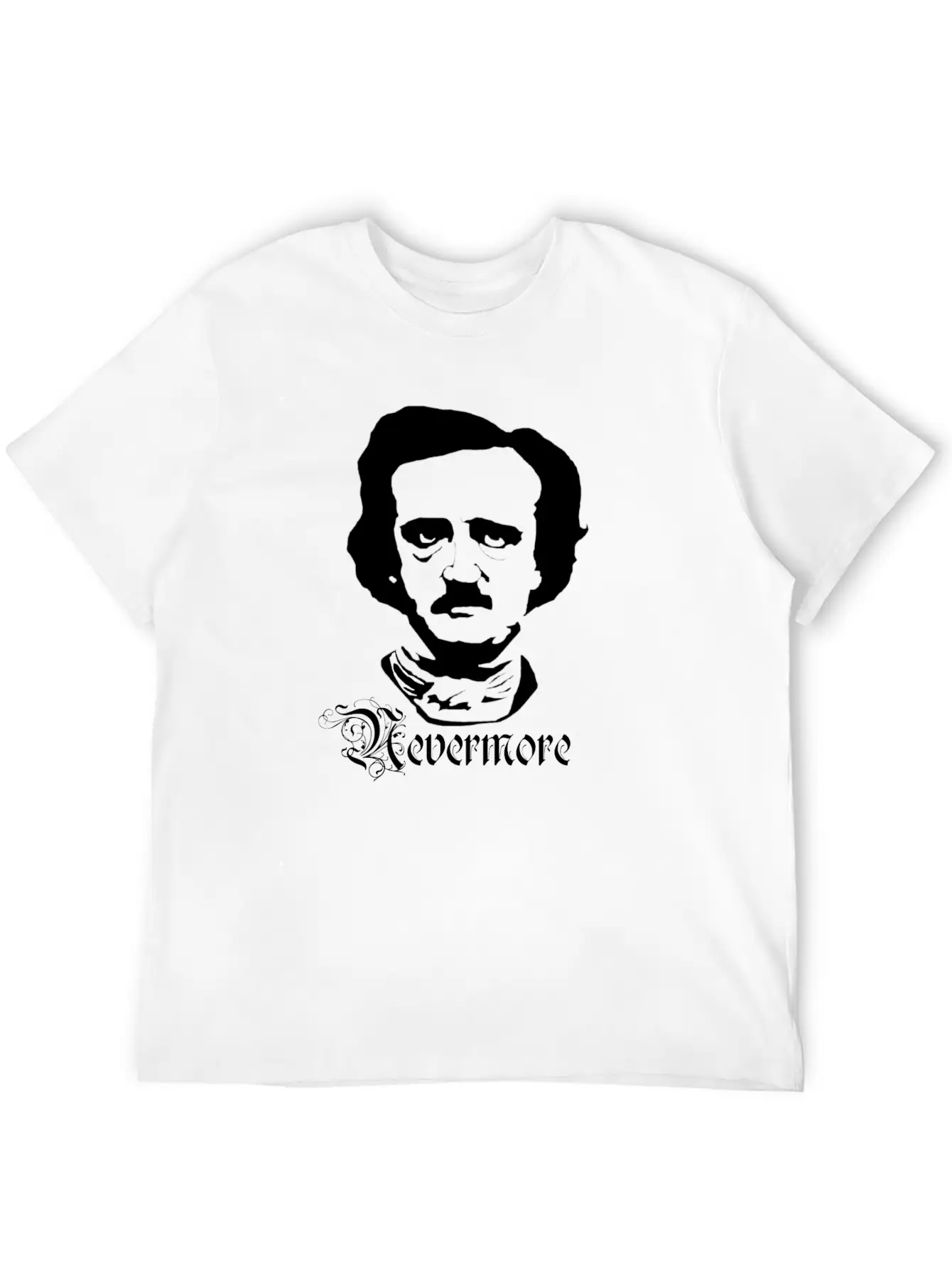 Edgar Alan Poe Basic Graphic T-Shirt – Daily Comfort In Soft Cotton
