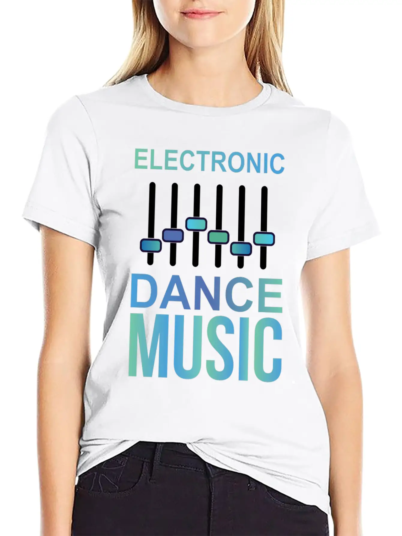 EDM Electronic Dance Music Electro Techno Gift Stylish Everyday T-Shirt – Unisex Basic Cotton Tee