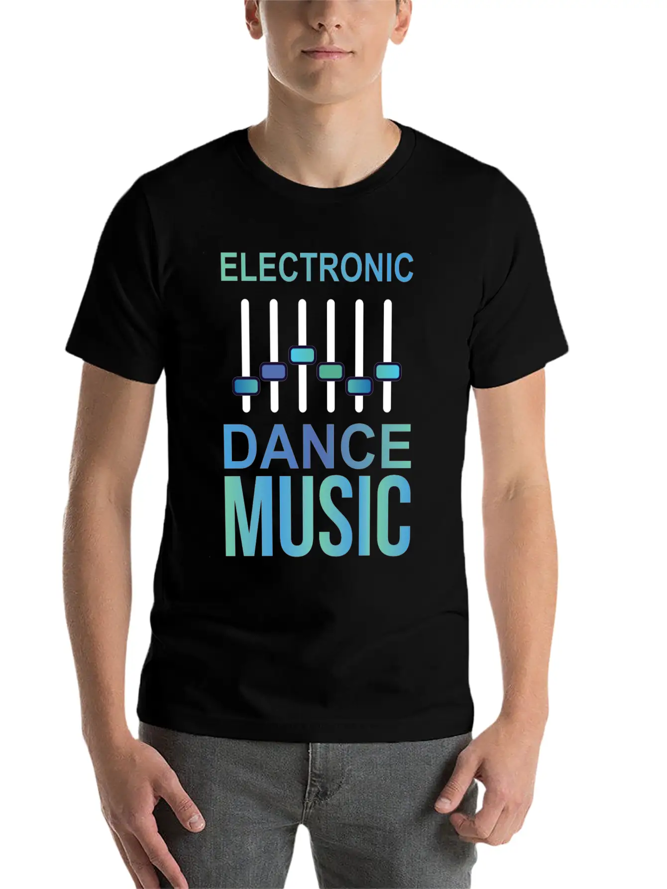 EDM Electronic Dance Music Electro Techno Gift Stylish Everyday T-Shirt – Unisex Basic Cotton Tee