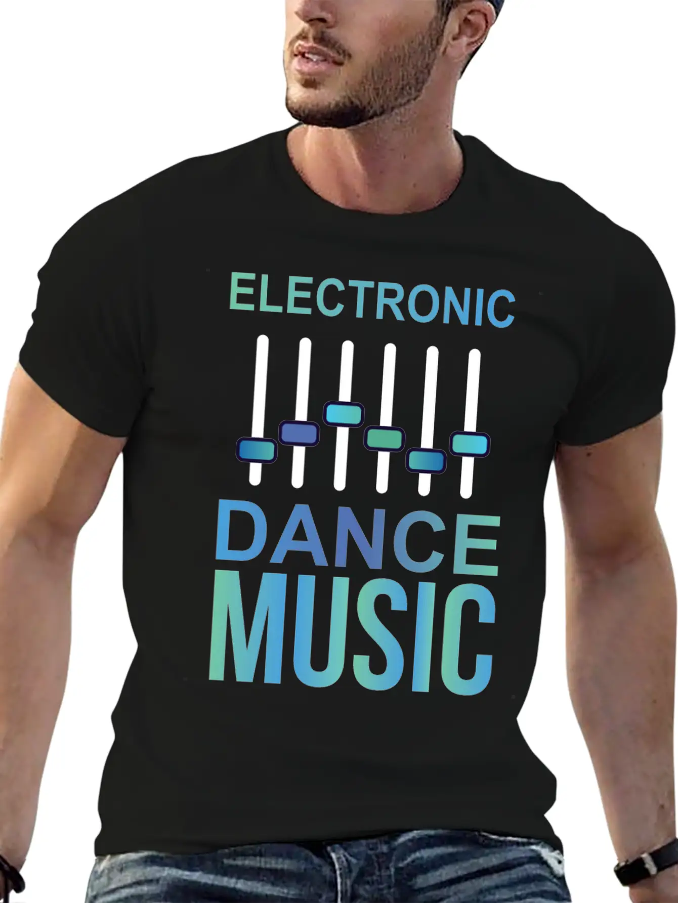 EDM Electronic Dance Music Electro Techno Gift Stylish Everyday T-Shirt – Unisex Basic Cotton Tee