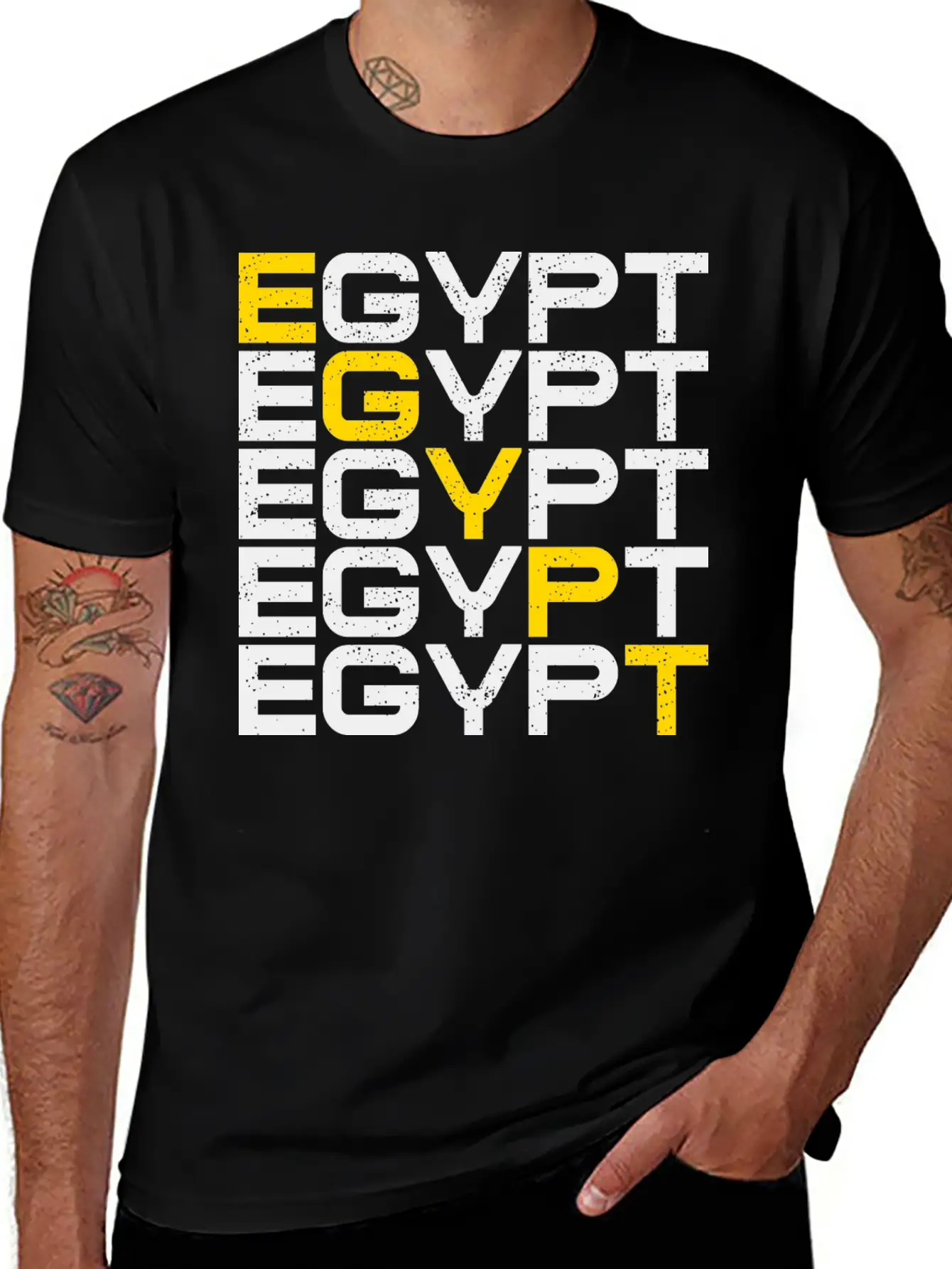 Egypt Typography Stylish Everyday T-Shirt – Unisex Basic Cotton Tee