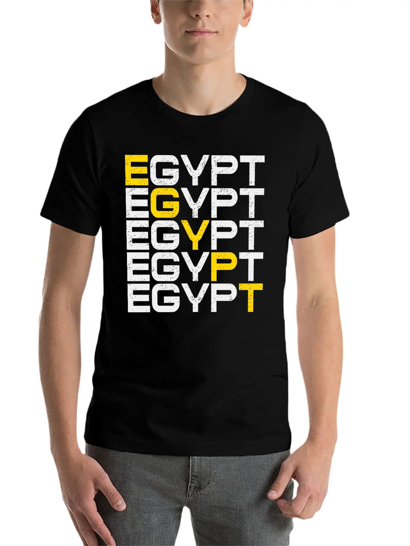 Egypt Typography Stylish Everyday T-Shirt – Unisex Basic Cotton Tee