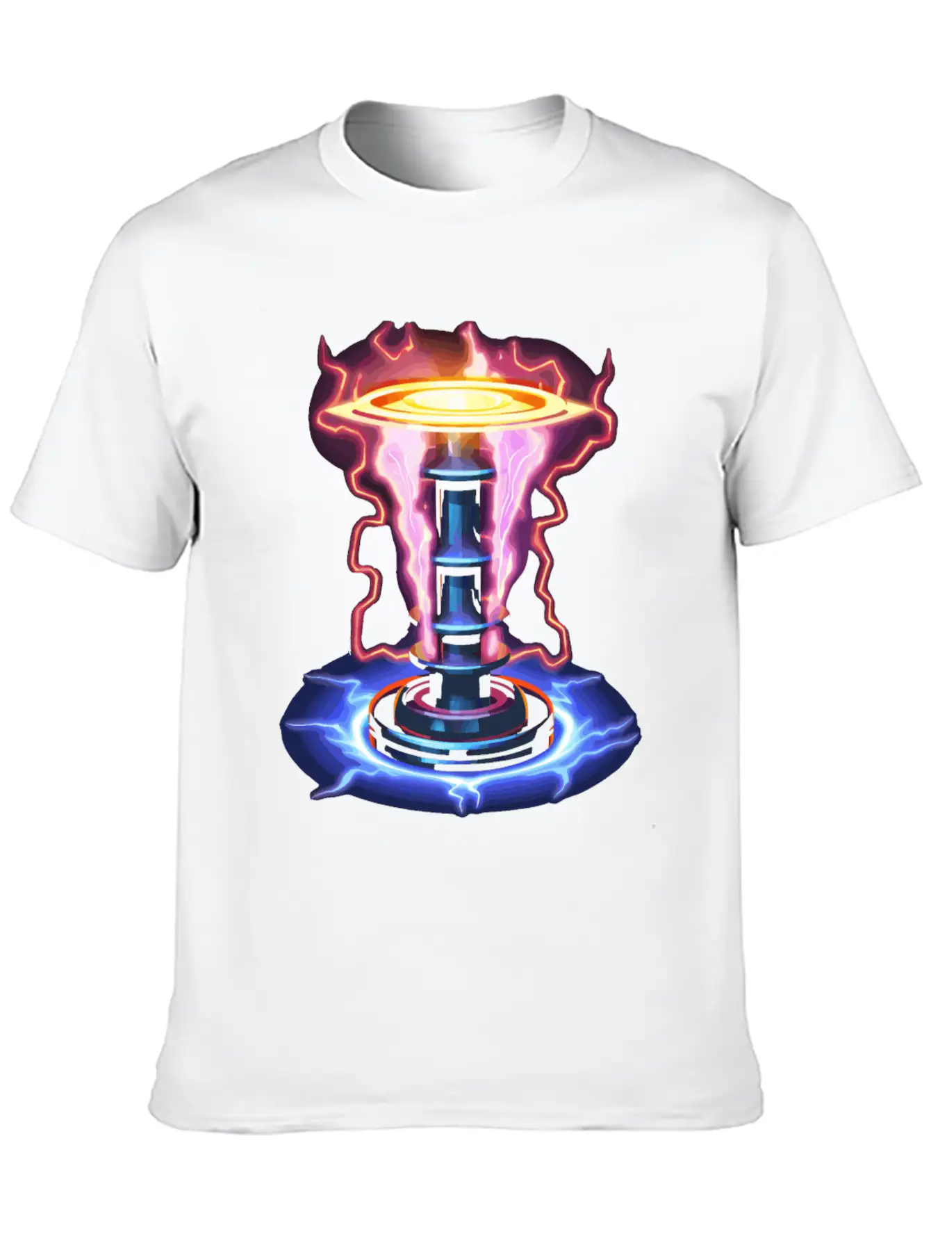 Electric Coil Electrical Engineer Electricity Simple Everyday Graphic Tee – Lightweight Summer Wear