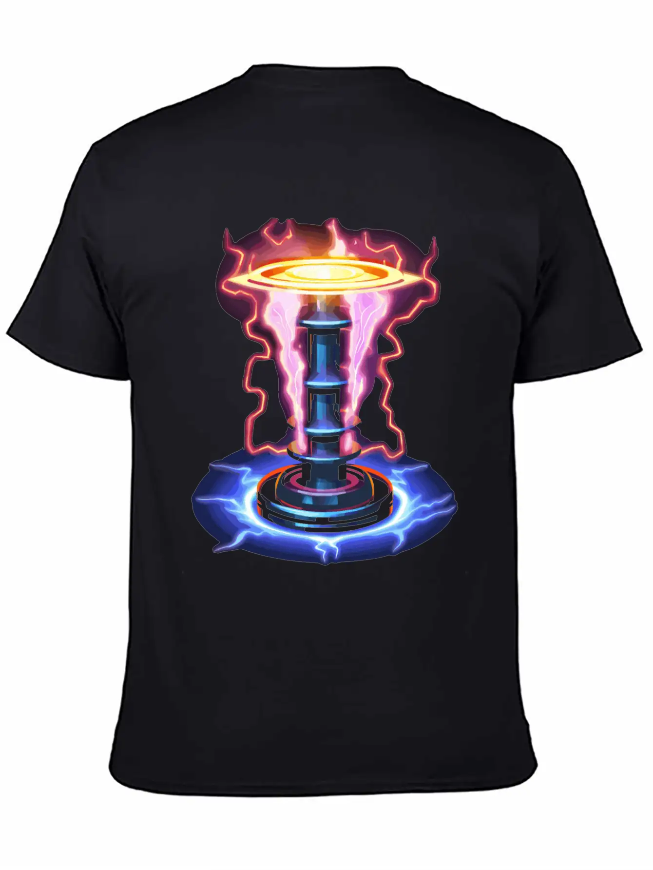 Electric Coil Electrical Engineer Electricity Simple Everyday Graphic Tee – Lightweight Summer Wear