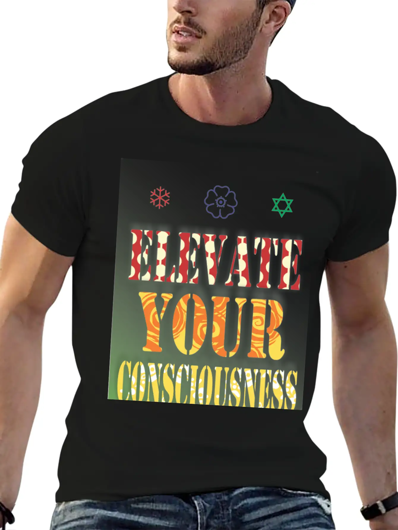 Elevate Your Consciousness Stylish Everyday T-Shirt – Unisex Basic Cotton Tee
