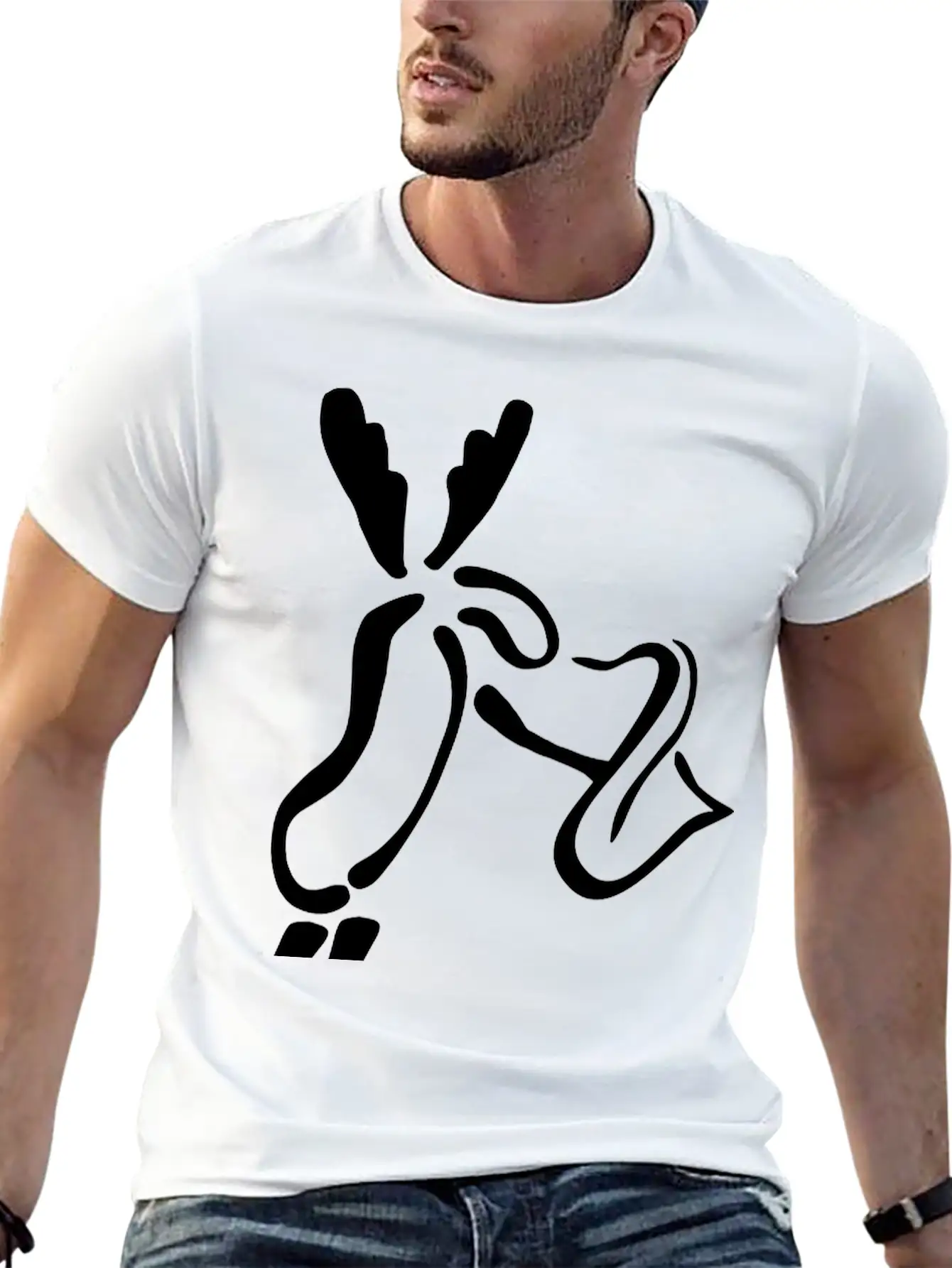 Elk Saxophone Stylish Everyday T-Shirt – Unisex Basic Cotton Tee