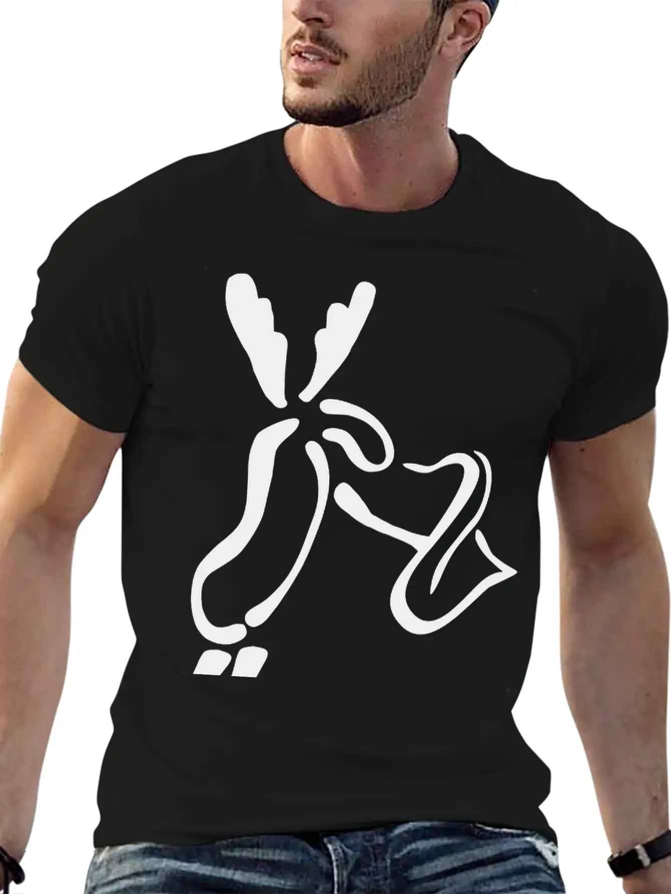 Elk Saxophone Stylish Everyday T-Shirt – Unisex Basic Cotton Tee