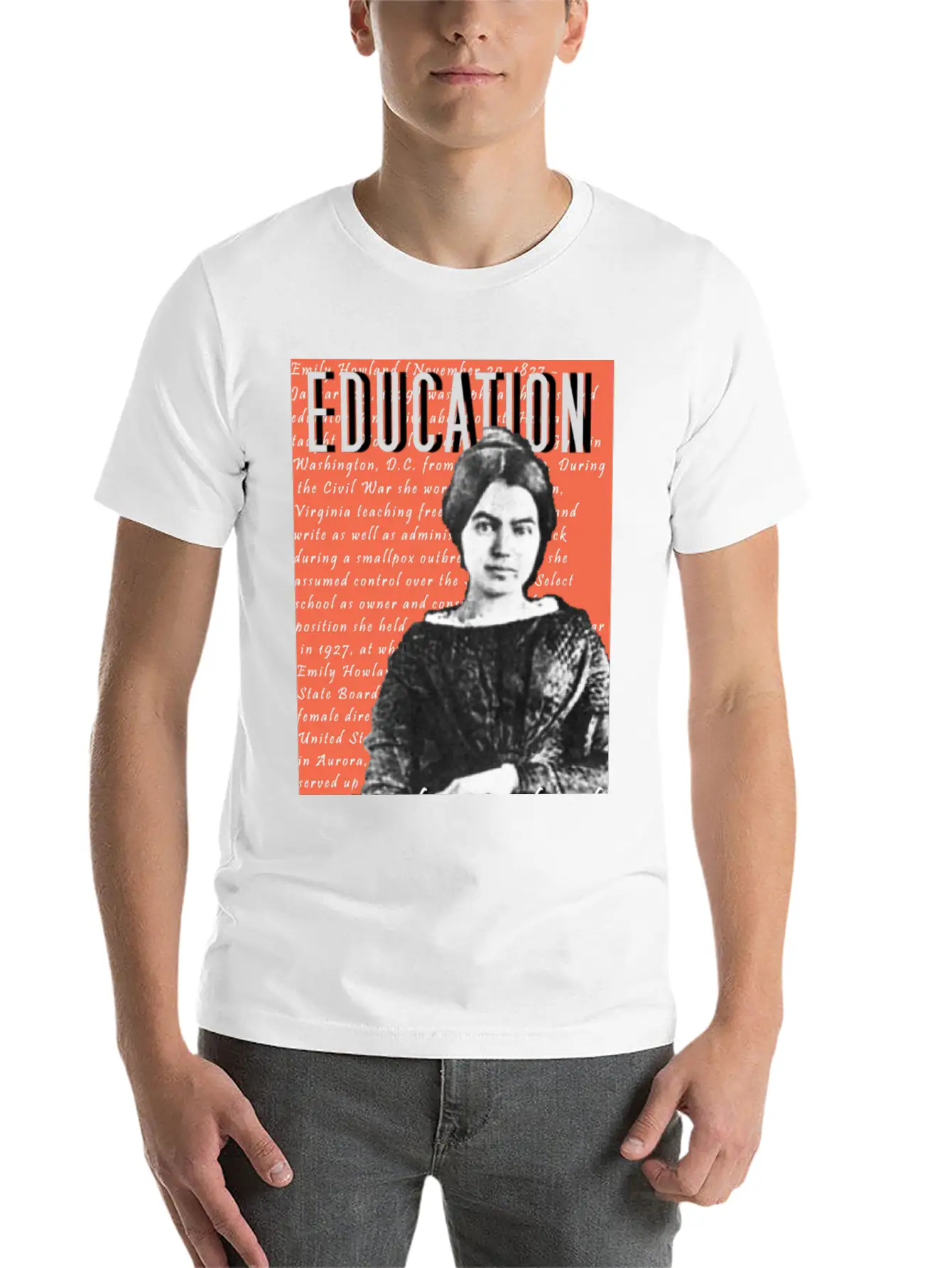 Emily Howland Classic Stylish Everyday T-Shirt – Unisex Basic Cotton Tee