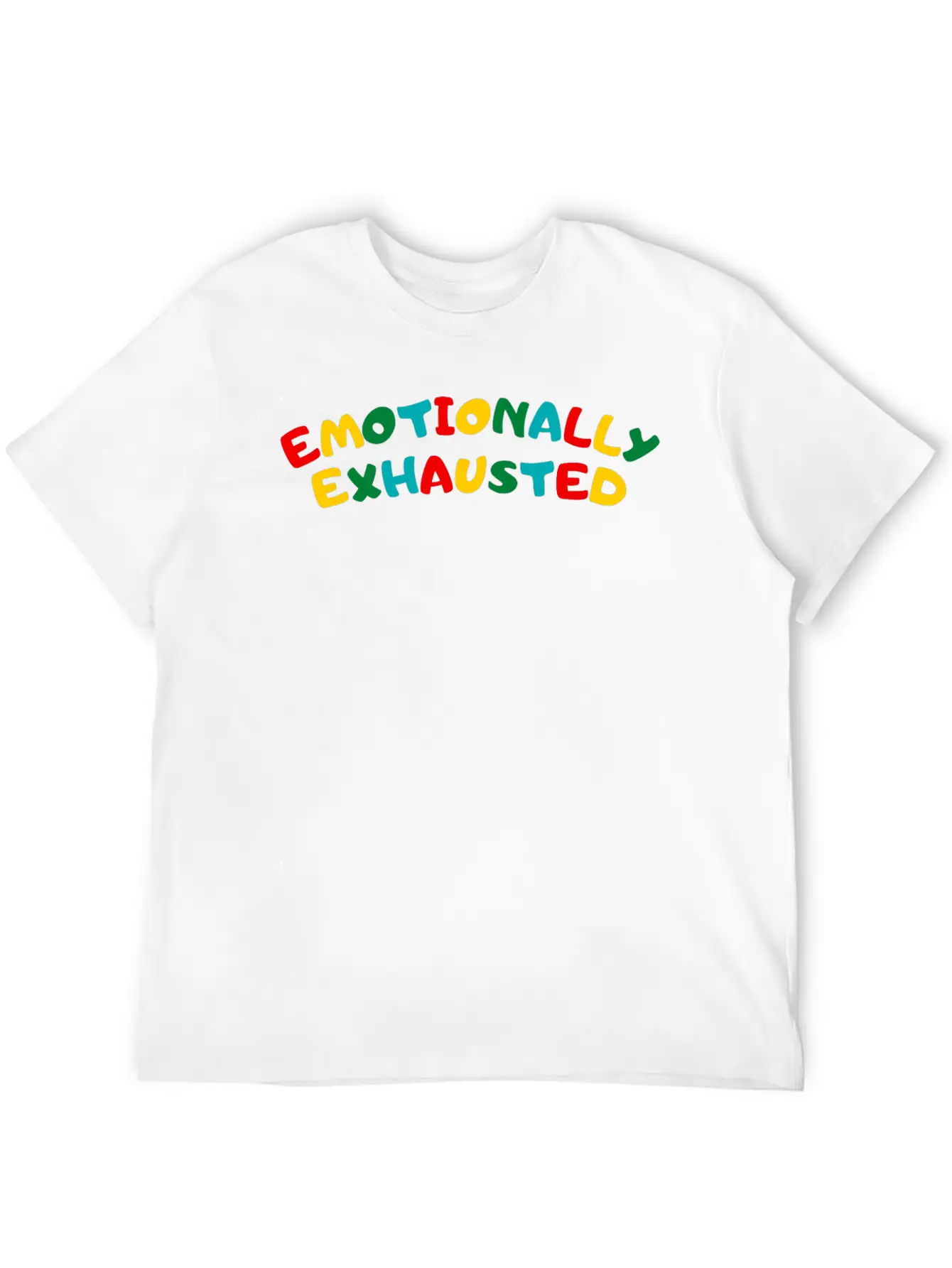 Emotionally Exhausted : Edgy Girls Gift Idea Stylish Everyday T-Shirt – Unisex Basic Cotton Tee