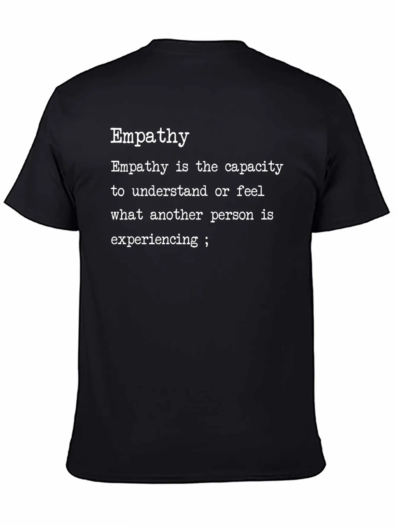 Empathy Blanc Stylish Everyday T-Shirt – Unisex Basic Cotton Tee