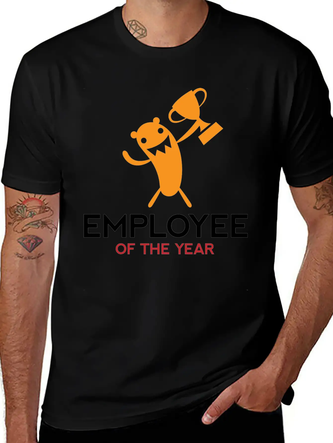 Employee Of The Year! Stylish Everyday T-Shirt – Unisex Basic Cotton Tee