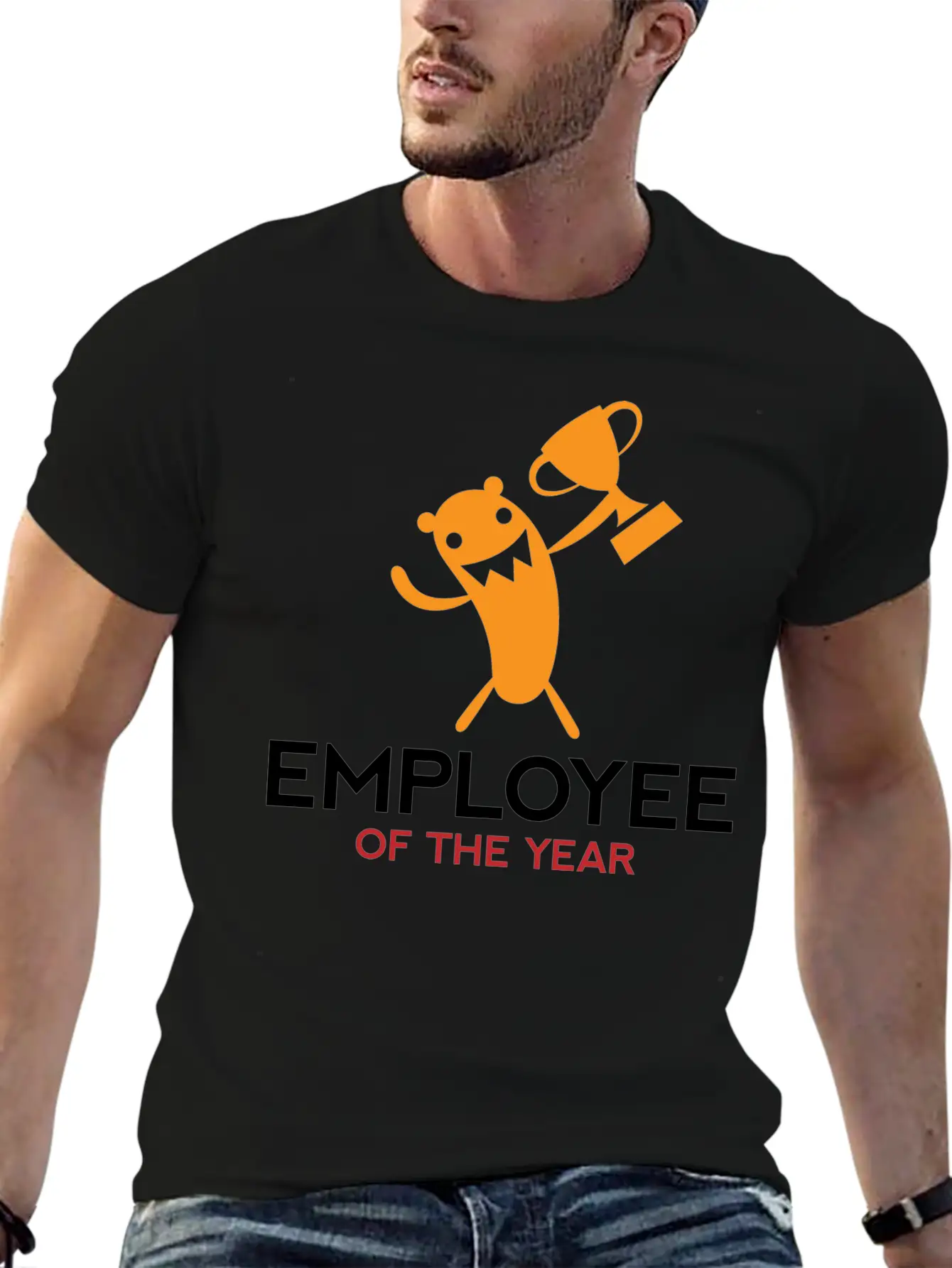 Employee Of The Year! Stylish Everyday T-Shirt – Unisex Basic Cotton Tee