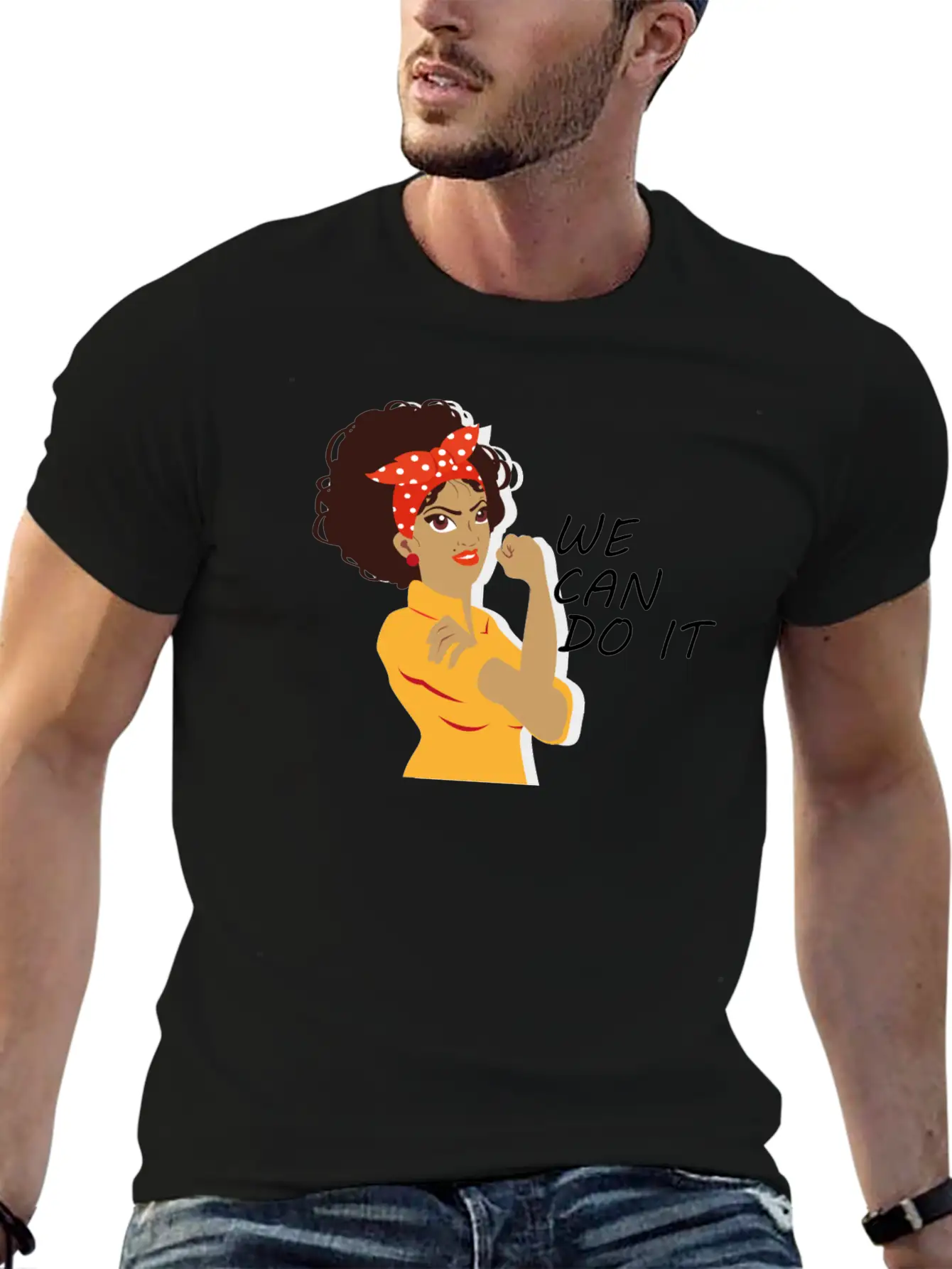 Empowered Woman: We Can Do It! Stylish Everyday T-Shirt – Unisex Basic Cotton Tee